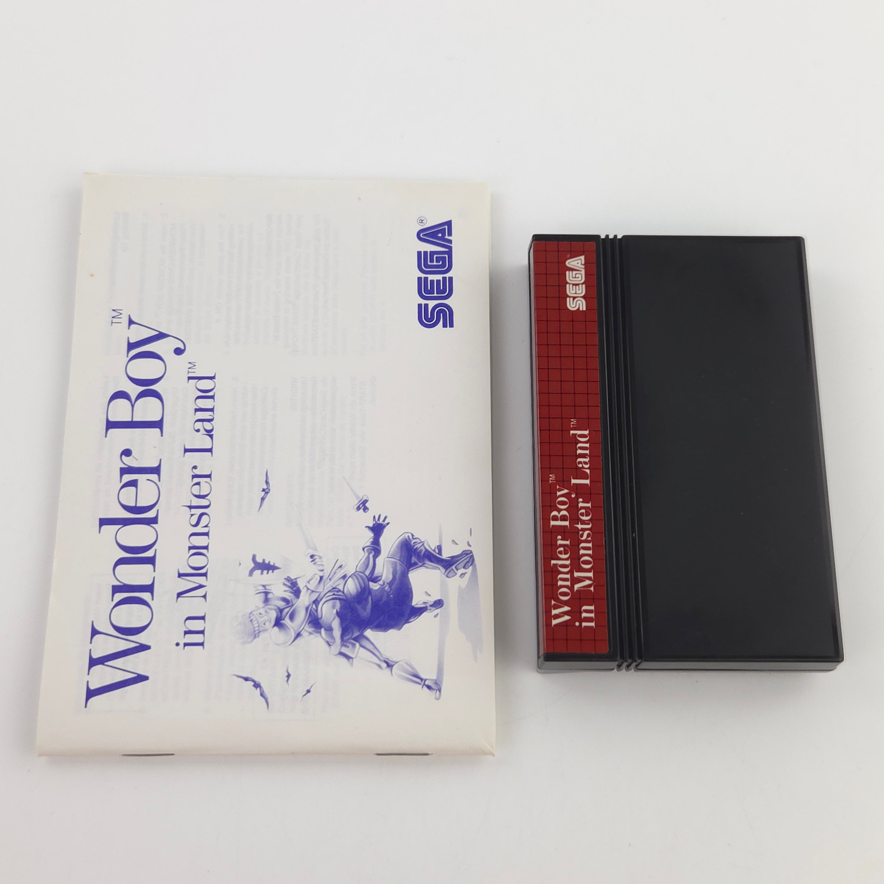 Sega Master System Spiel Wonder Boy Monster Land MS OVP