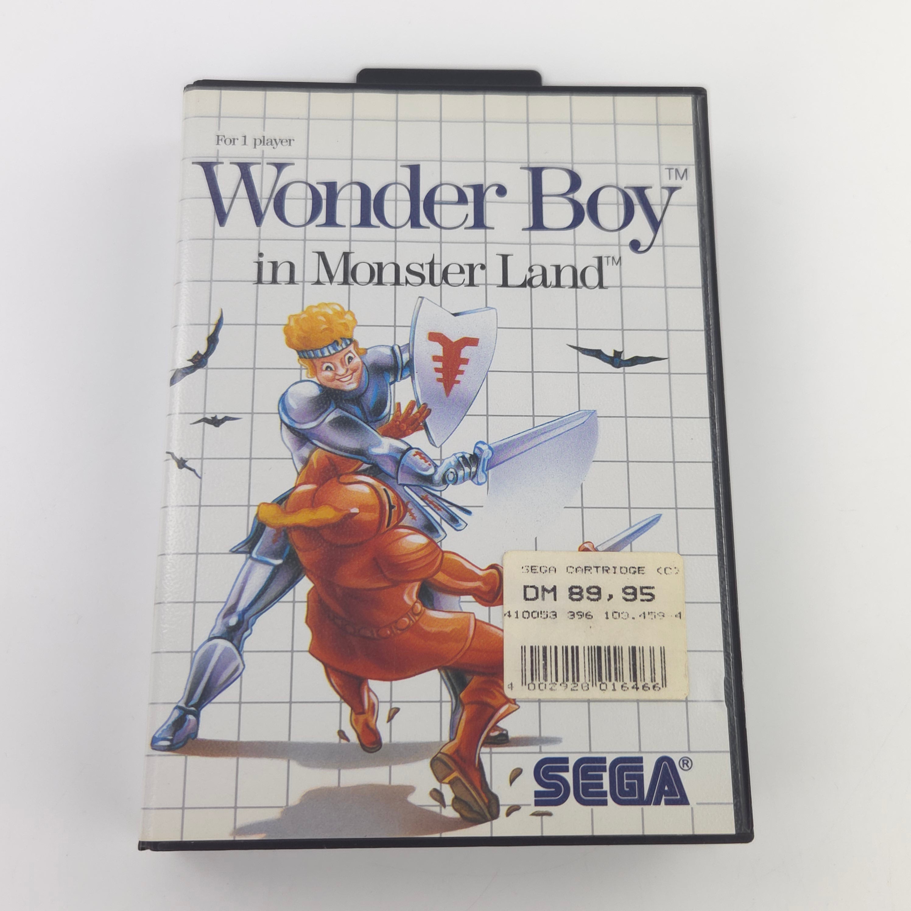 Sega Master System Spiel Wonder Boy in Monster Land OVP