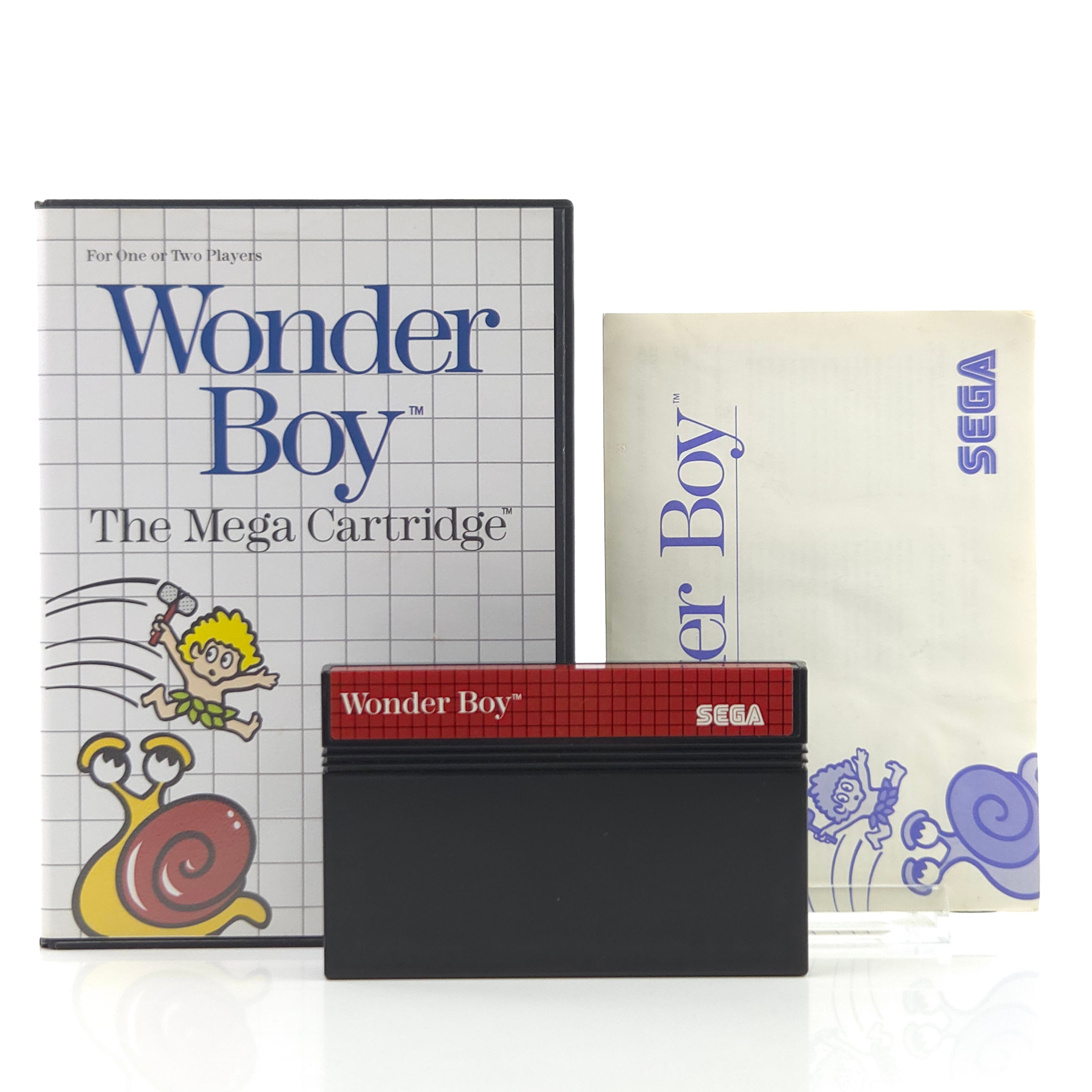 Sega Master System Spiel Wonder Boy OVP PAL