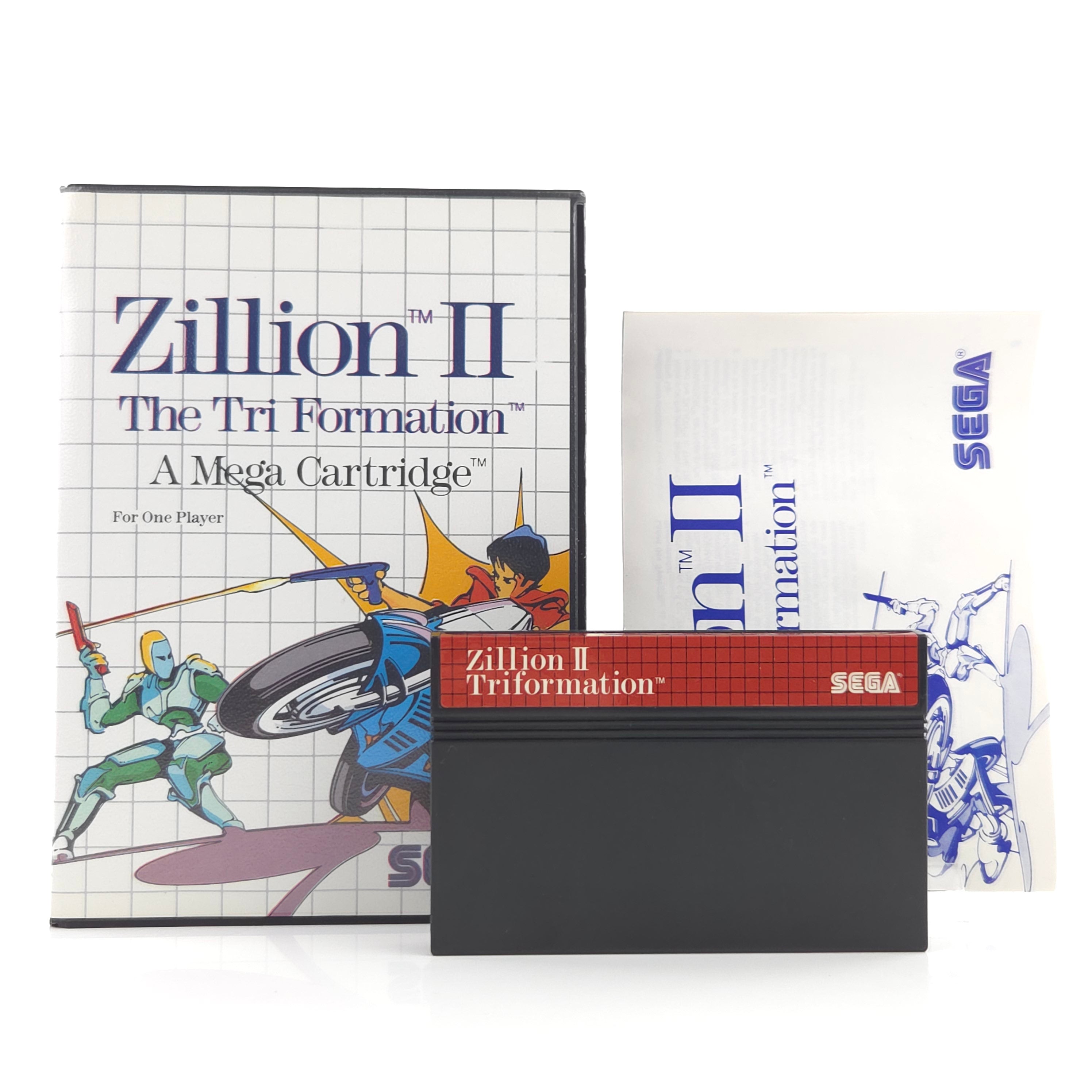 Sega Master System Spiel Zillion II Tri Formation OVP PAL