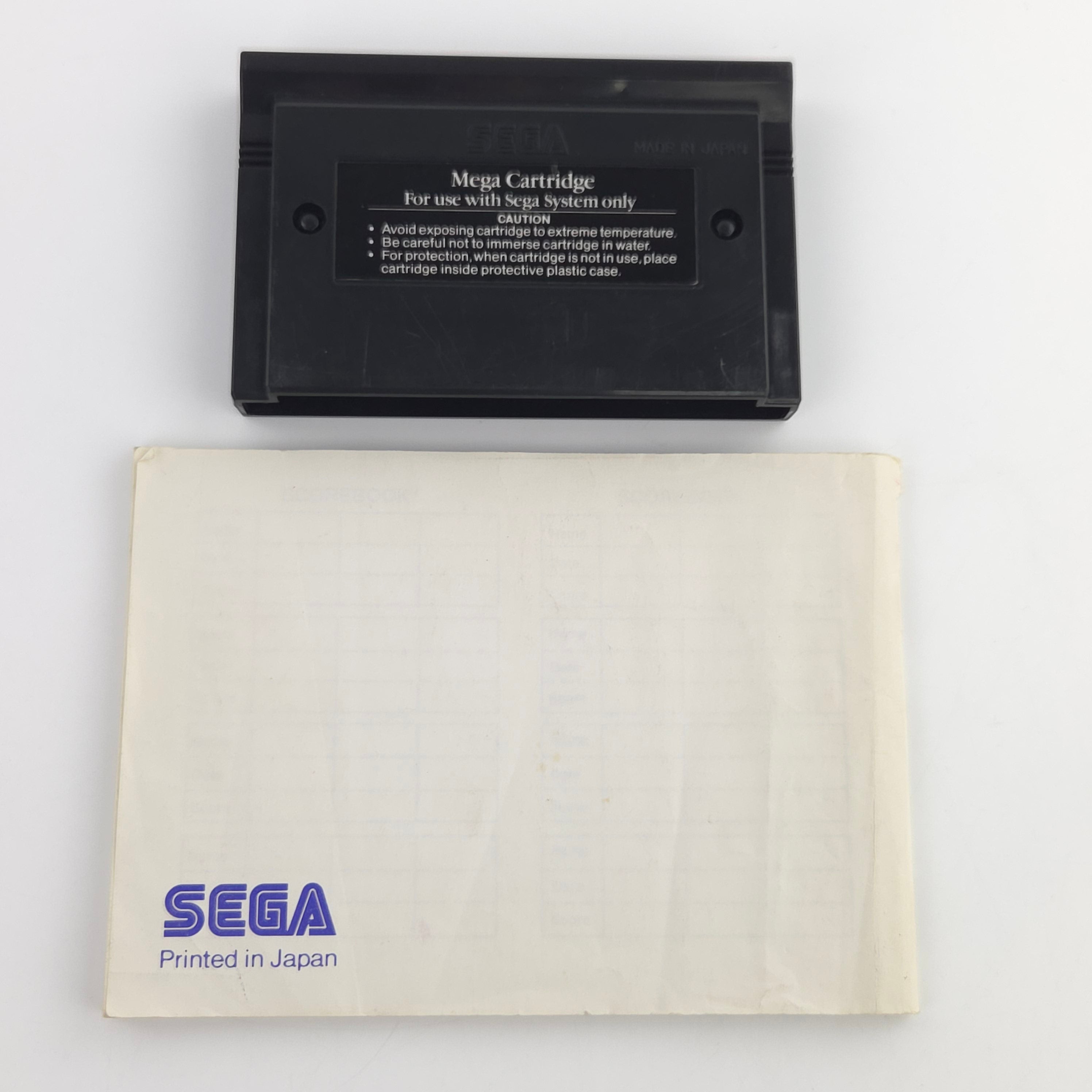 Sega Master System Spiel Wonder Boy Modul Anleitung OVP