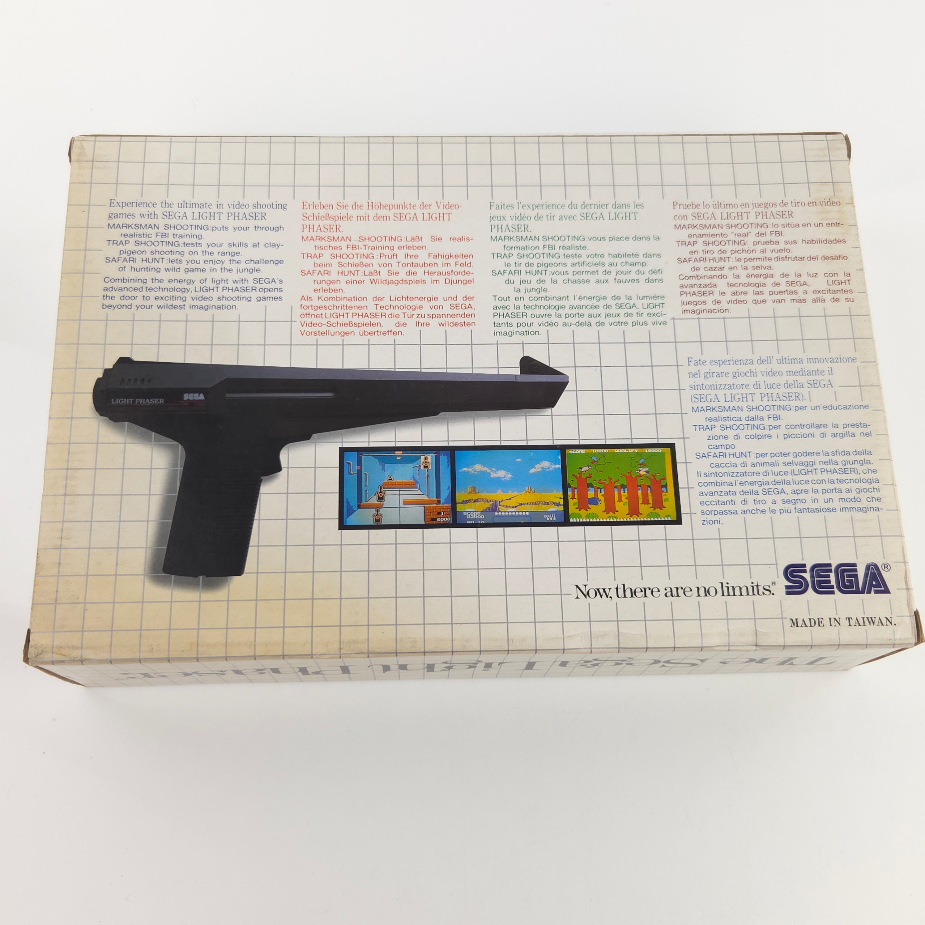 Sega Master System Zubehör Sega Light Phaser OVP Spiel