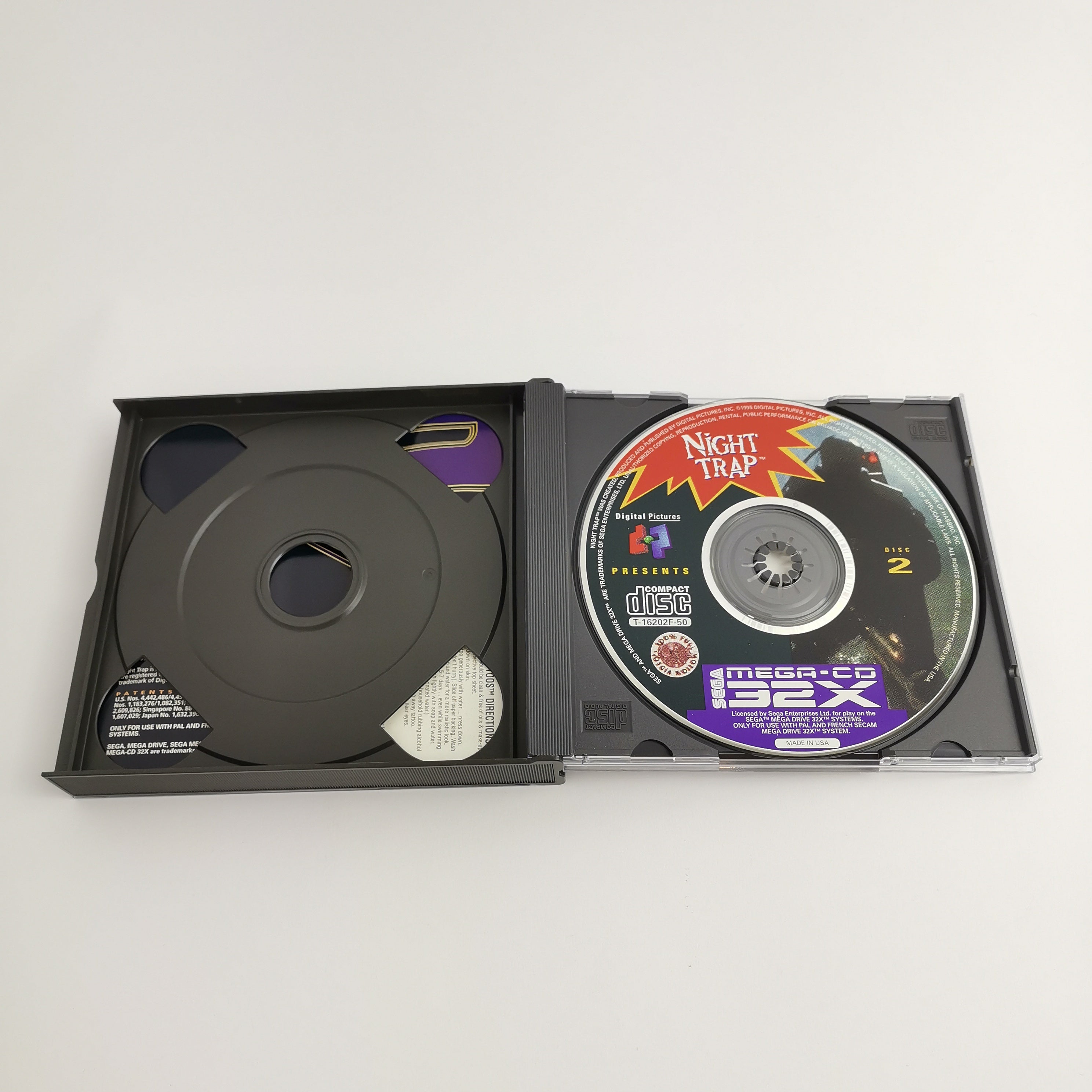 Sega Mega-CD 32X Spiel – Night Trap nur CD 2 (PAL OVP)
