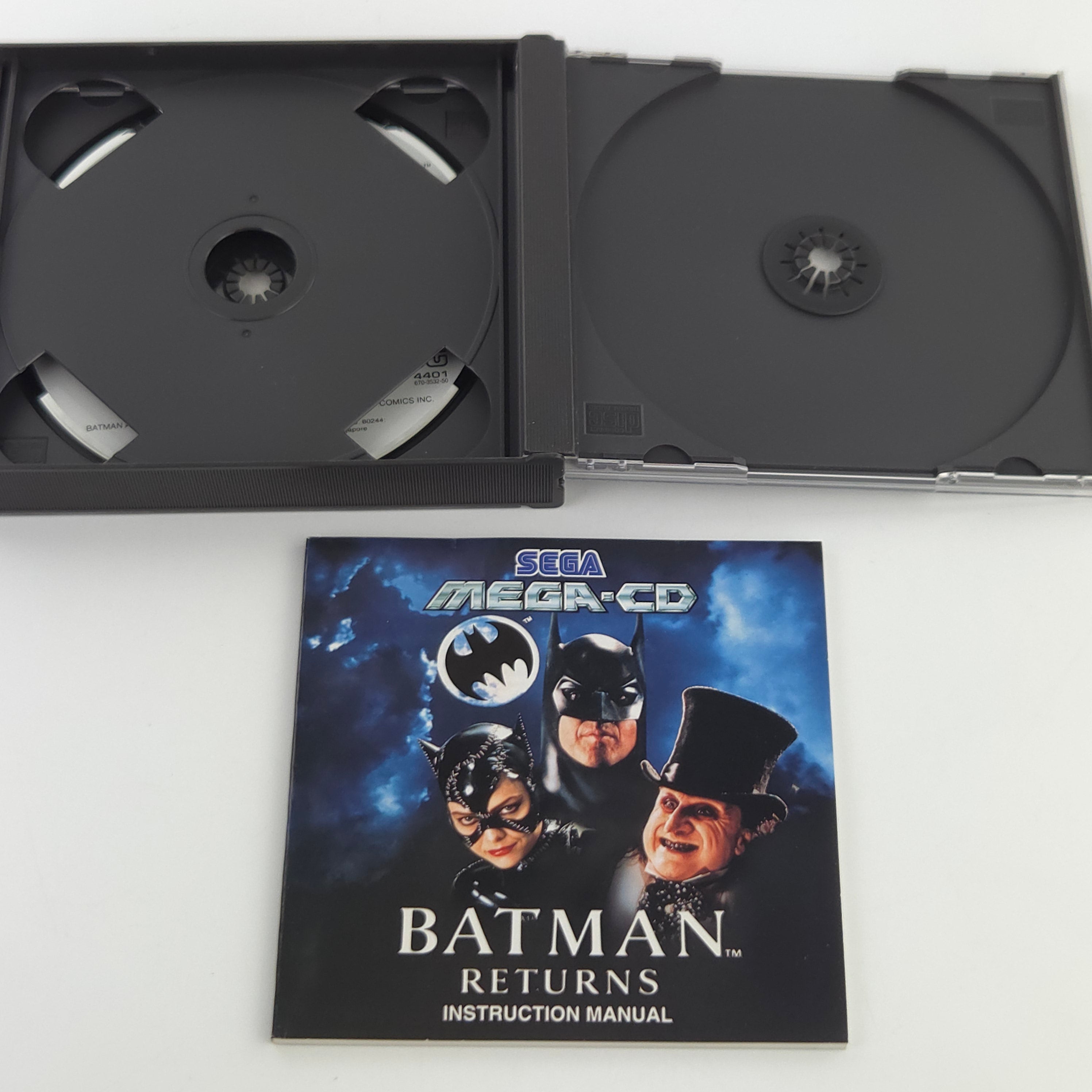Sega Mega CD Spiel Batman Returns OVP PAL