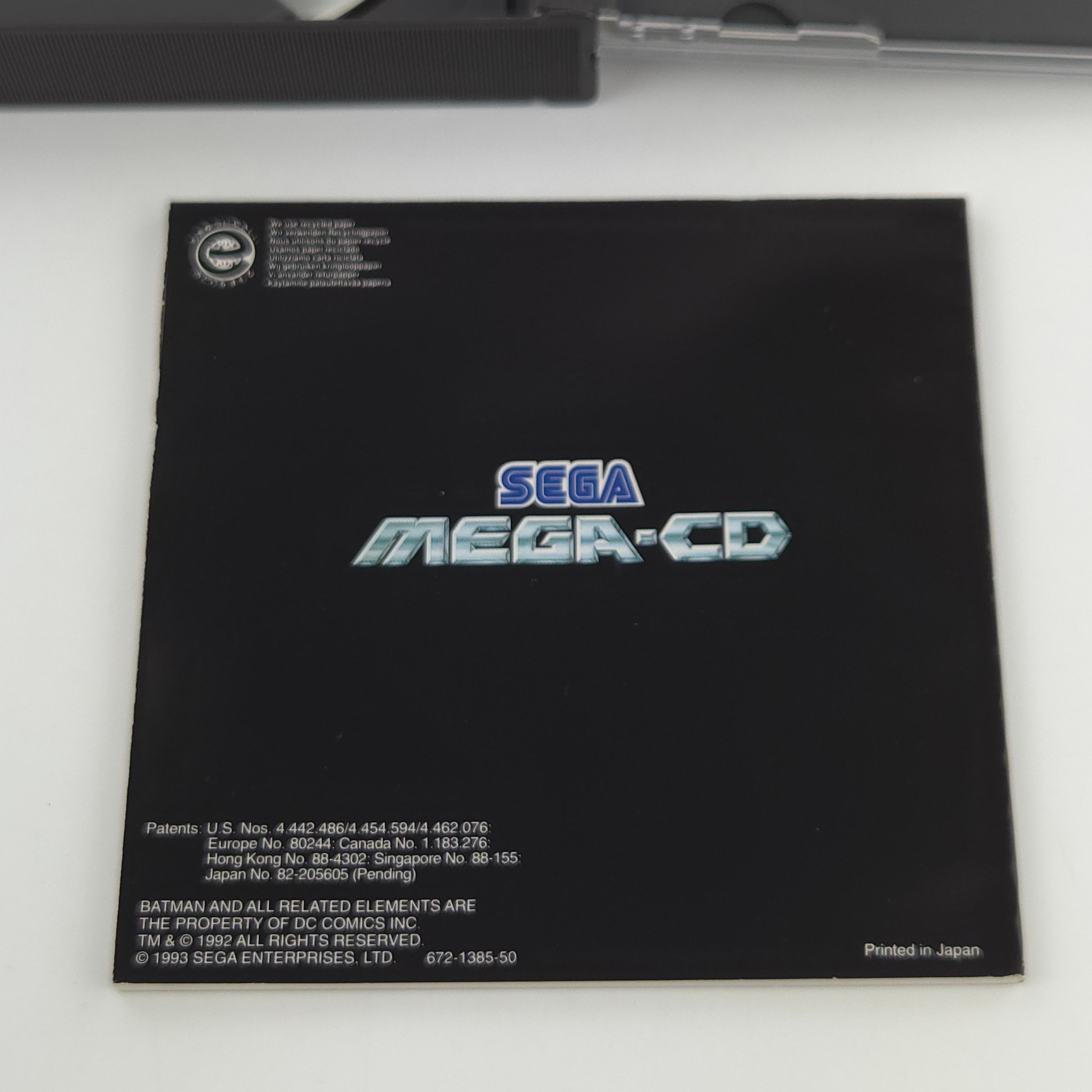 Sega Mega CD Spiel Batman Returns OVP PAL