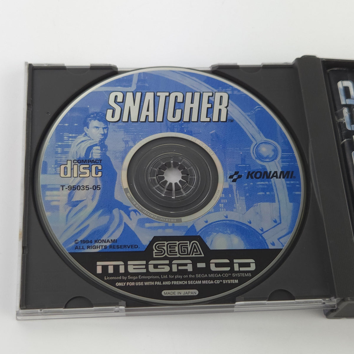 Sega Mega CD Spiel Snatcher Kojima PAL EUR