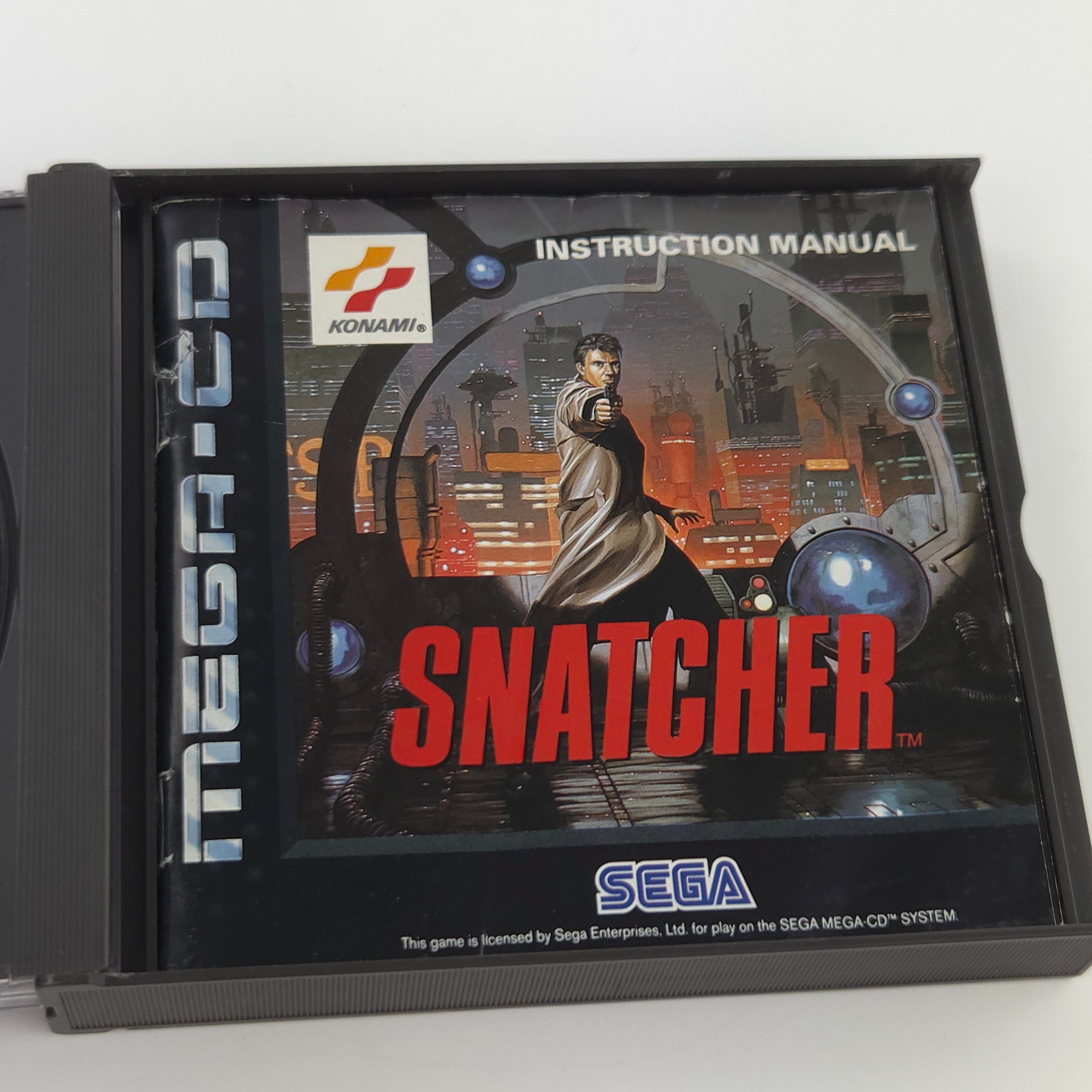 Sega Mega CD Spiel Snatcher Kojima PAL EUR