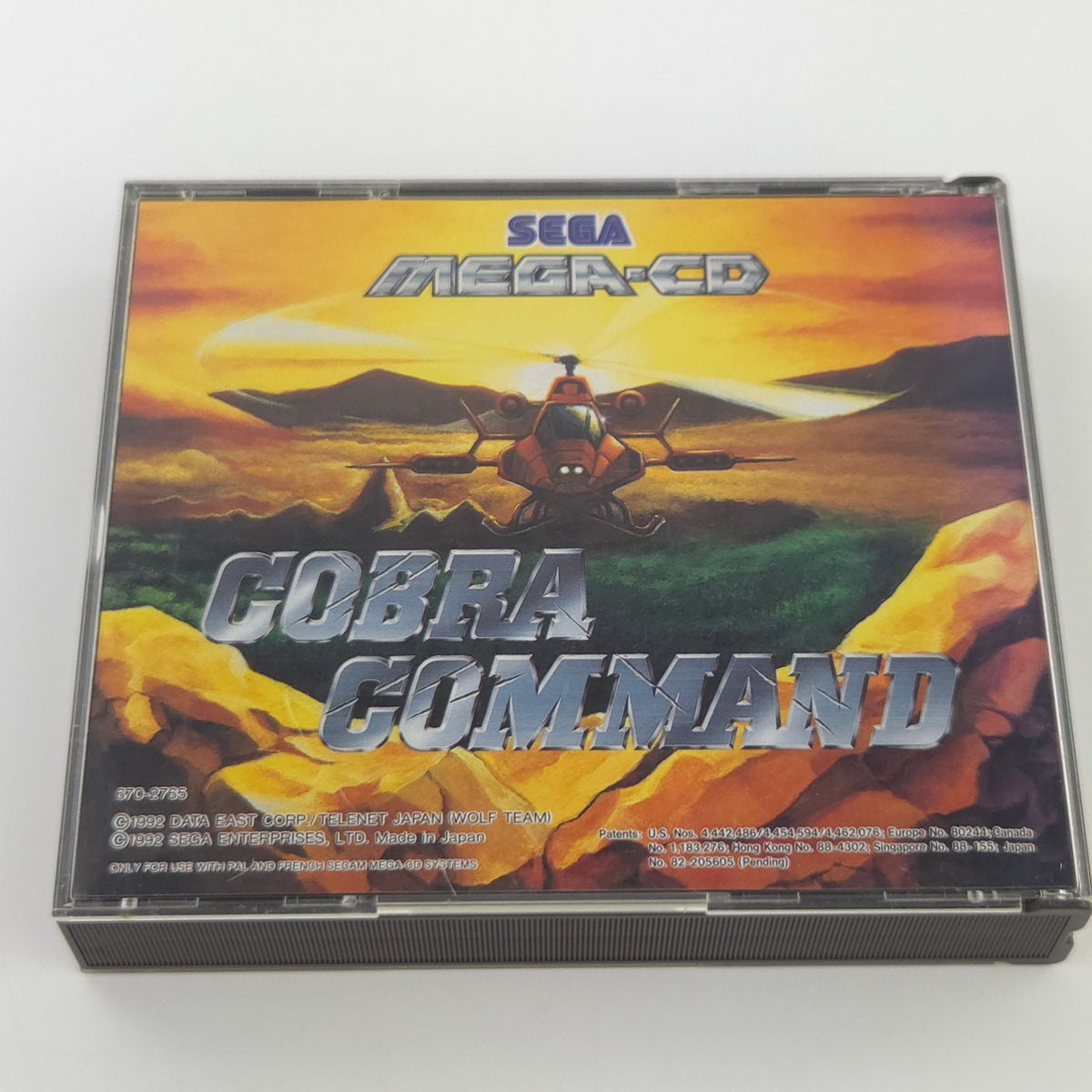 Sega Mega CD Spiel Sol Feace Cobra Command OVP PAL