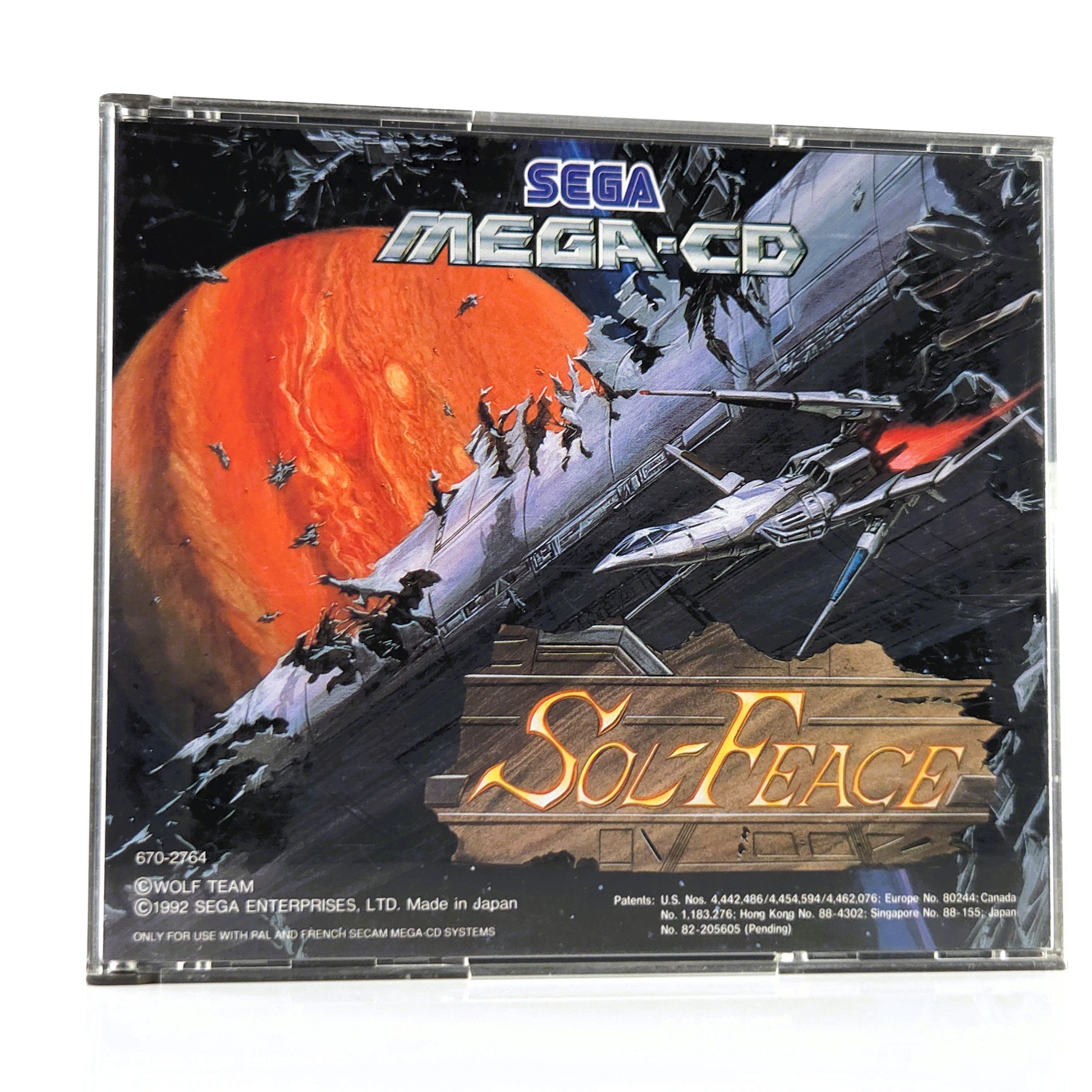 Sega Mega CD Spiel Sol Feace Cobra Command OVP PAL
