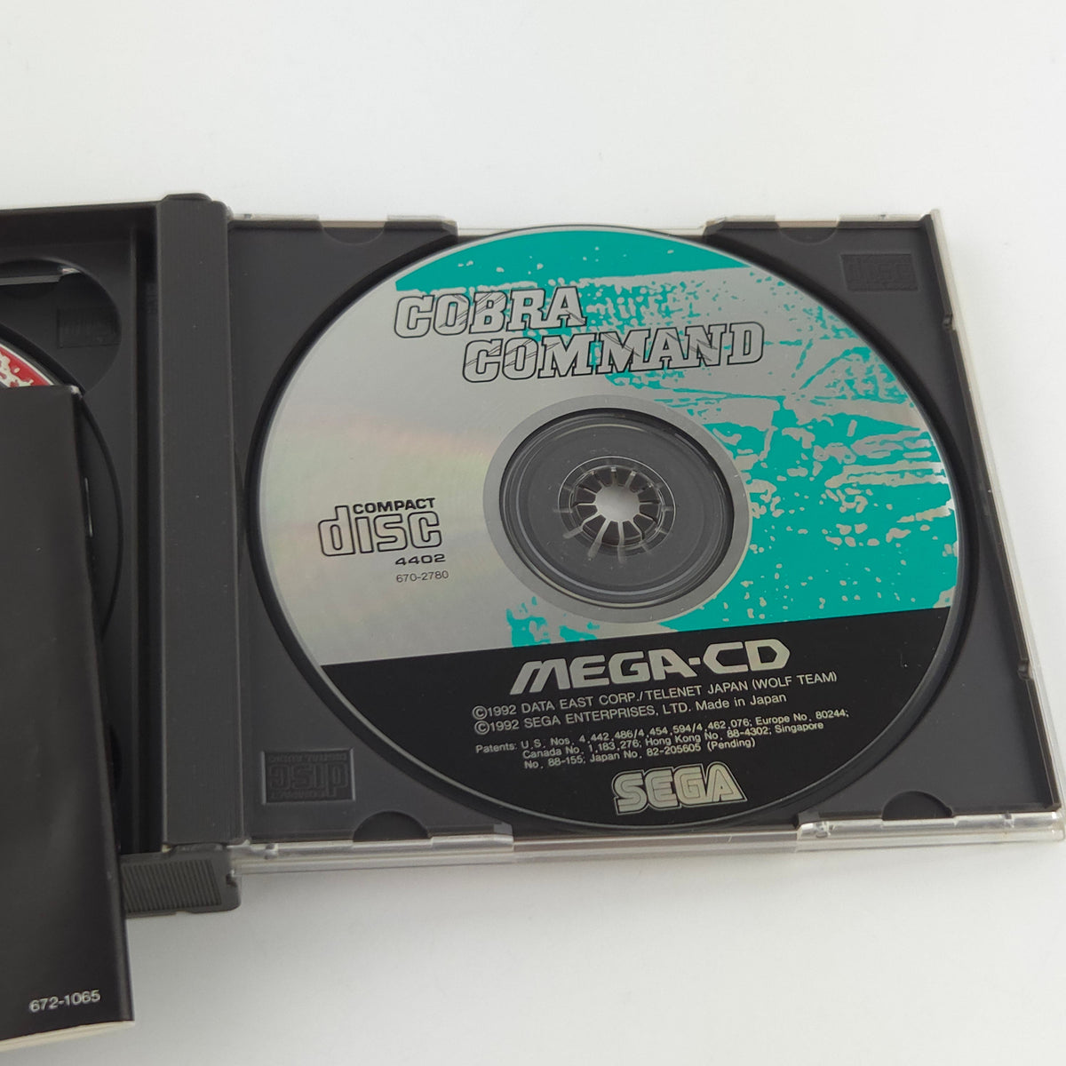 Sega Mega CD Spiel Sol Feace Cobra Command OVP PAL