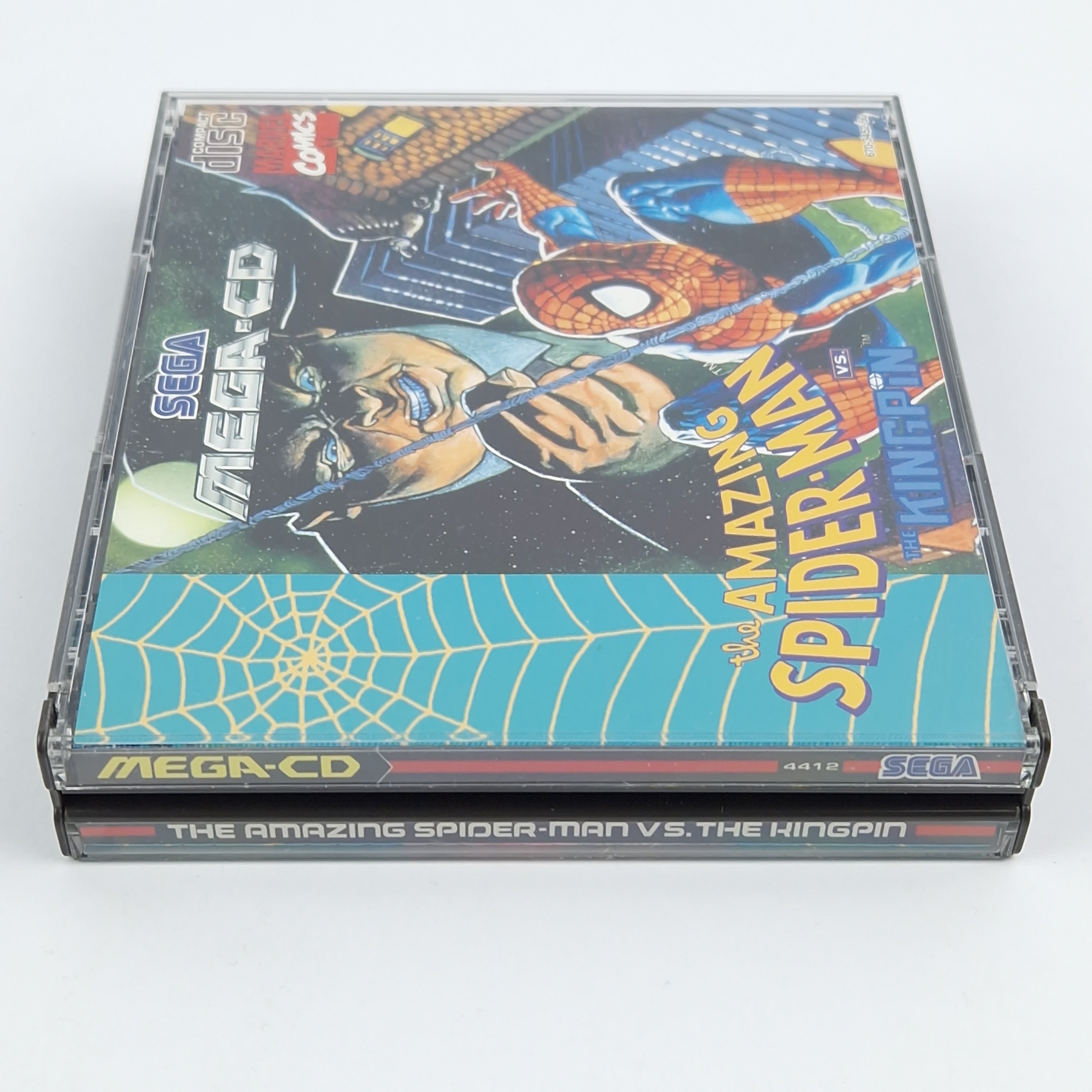 Sega Mega CD Spiel – The Amazing Spider-Man vs Kingpin OVP