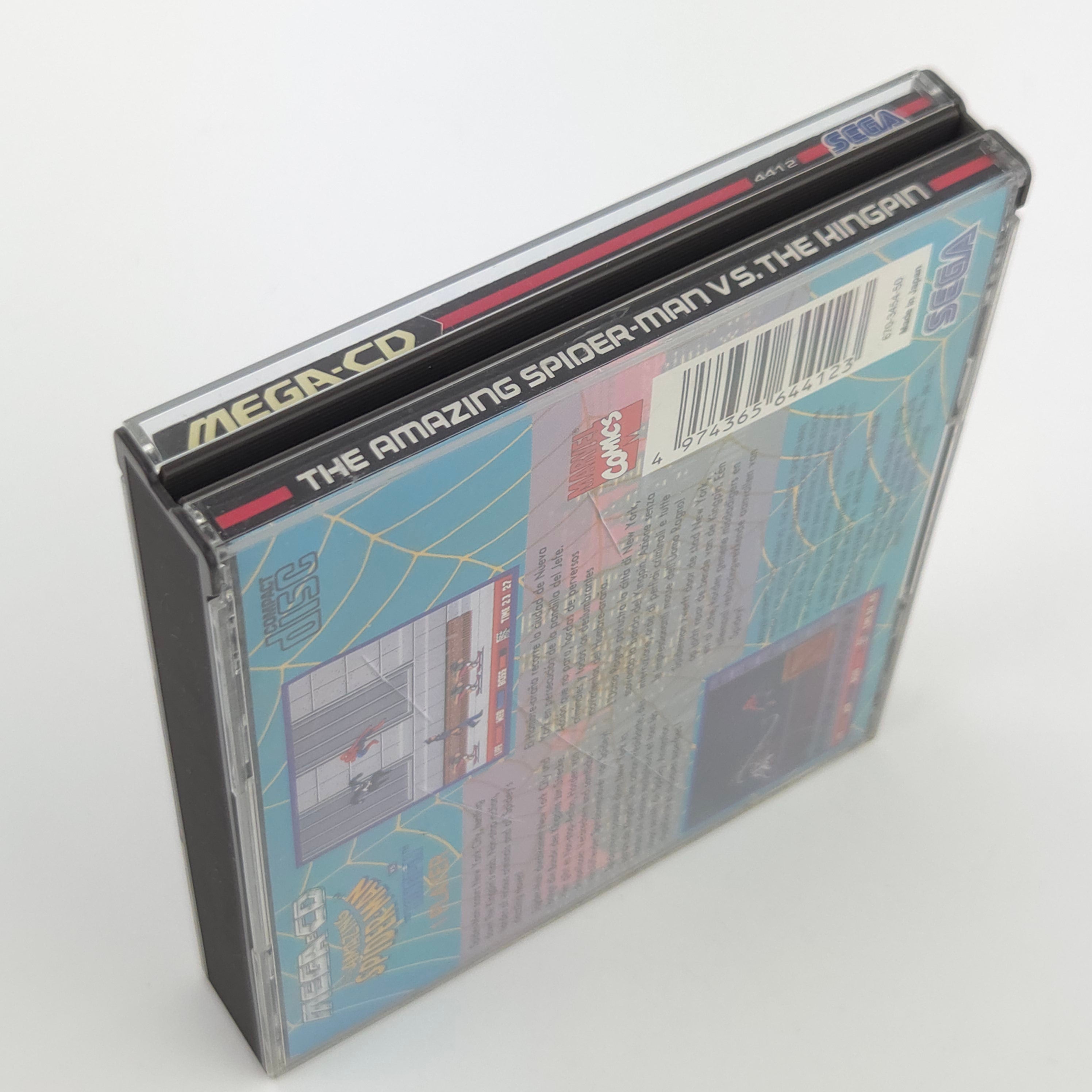 Sega Mega CD Spiel Spider Man Kingpin PAL EUR