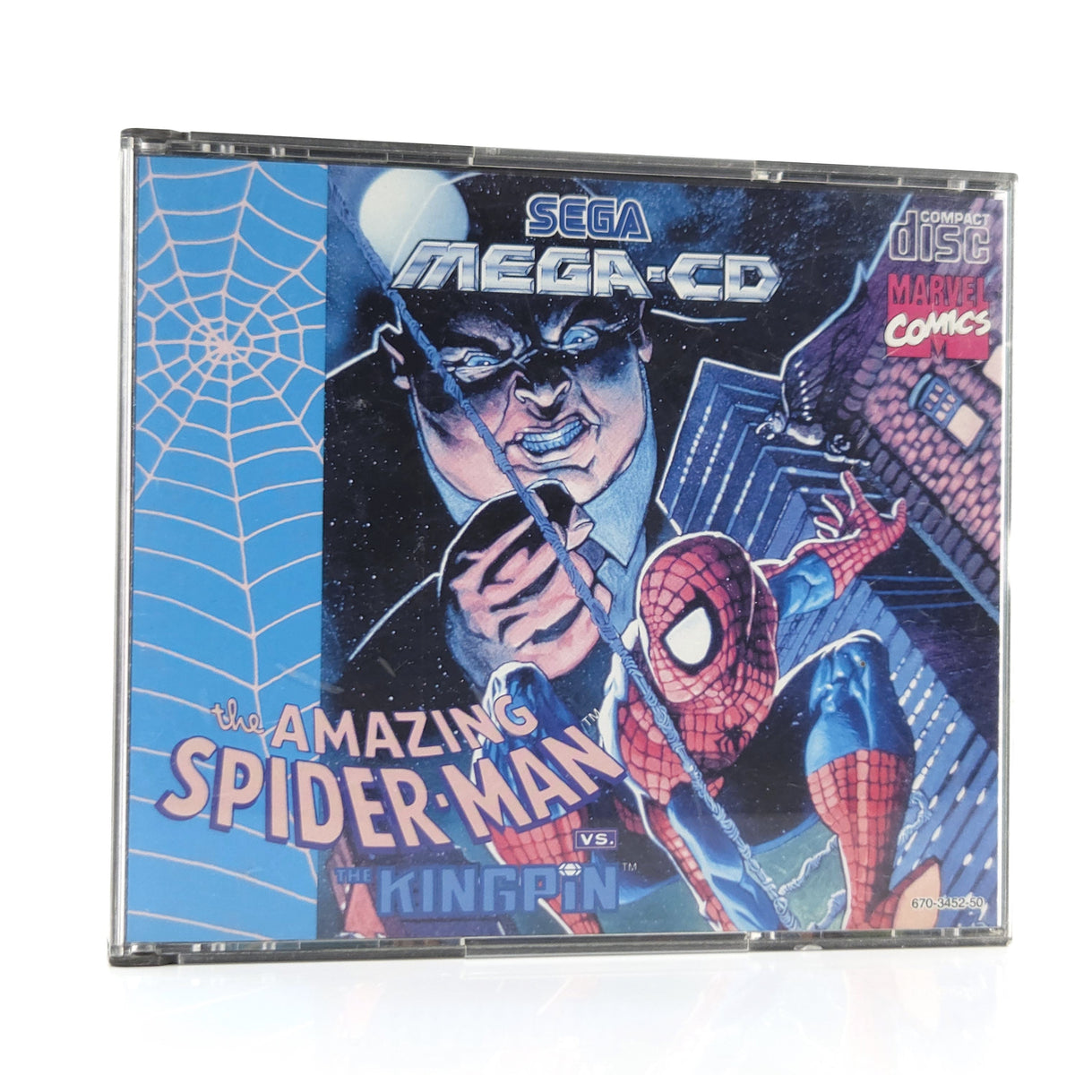 Sega Mega CD Spiel Spider Man Kingpin PAL EUR