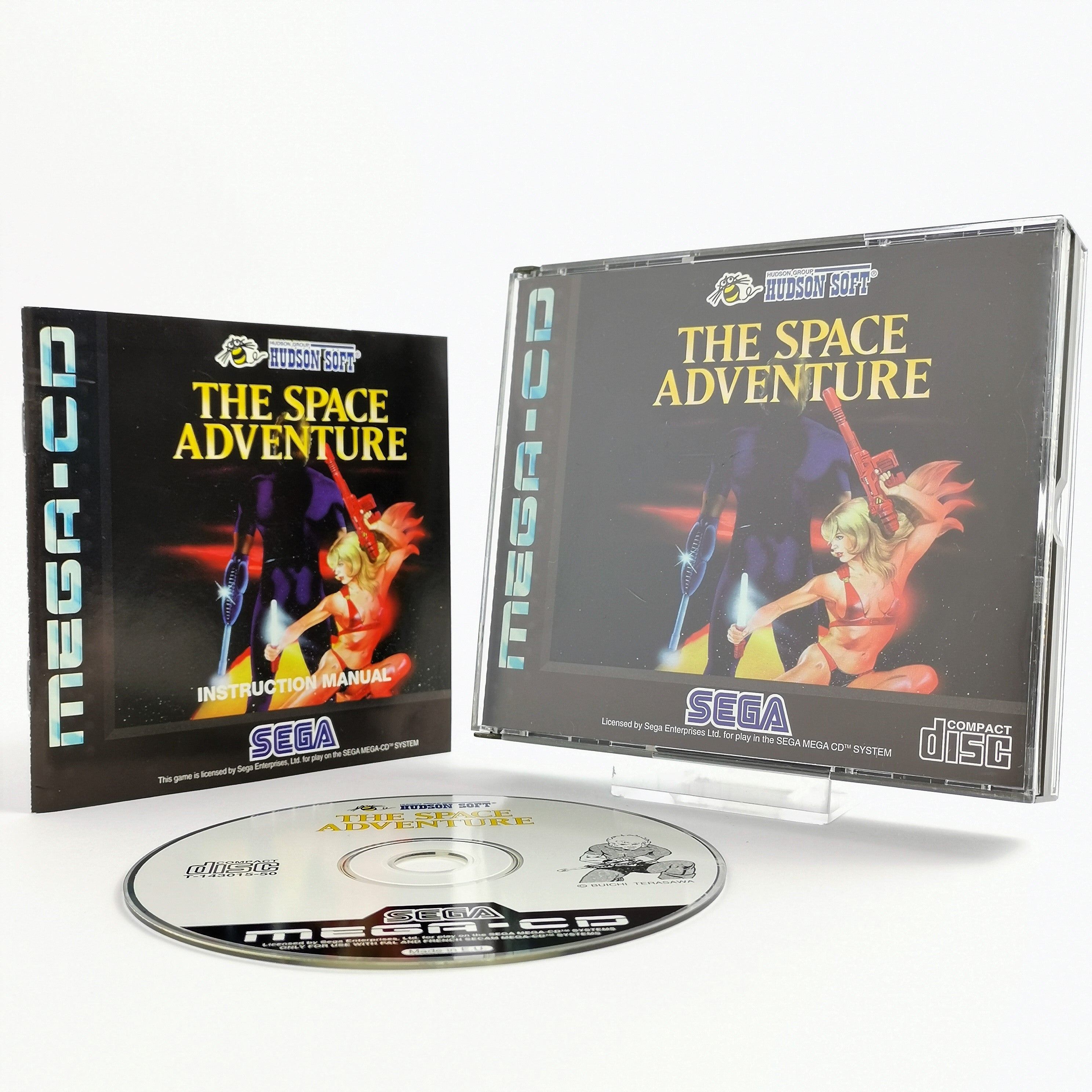 Mega-CD Spiel – The Space Adventure (Hudson Soft PAL OVP)