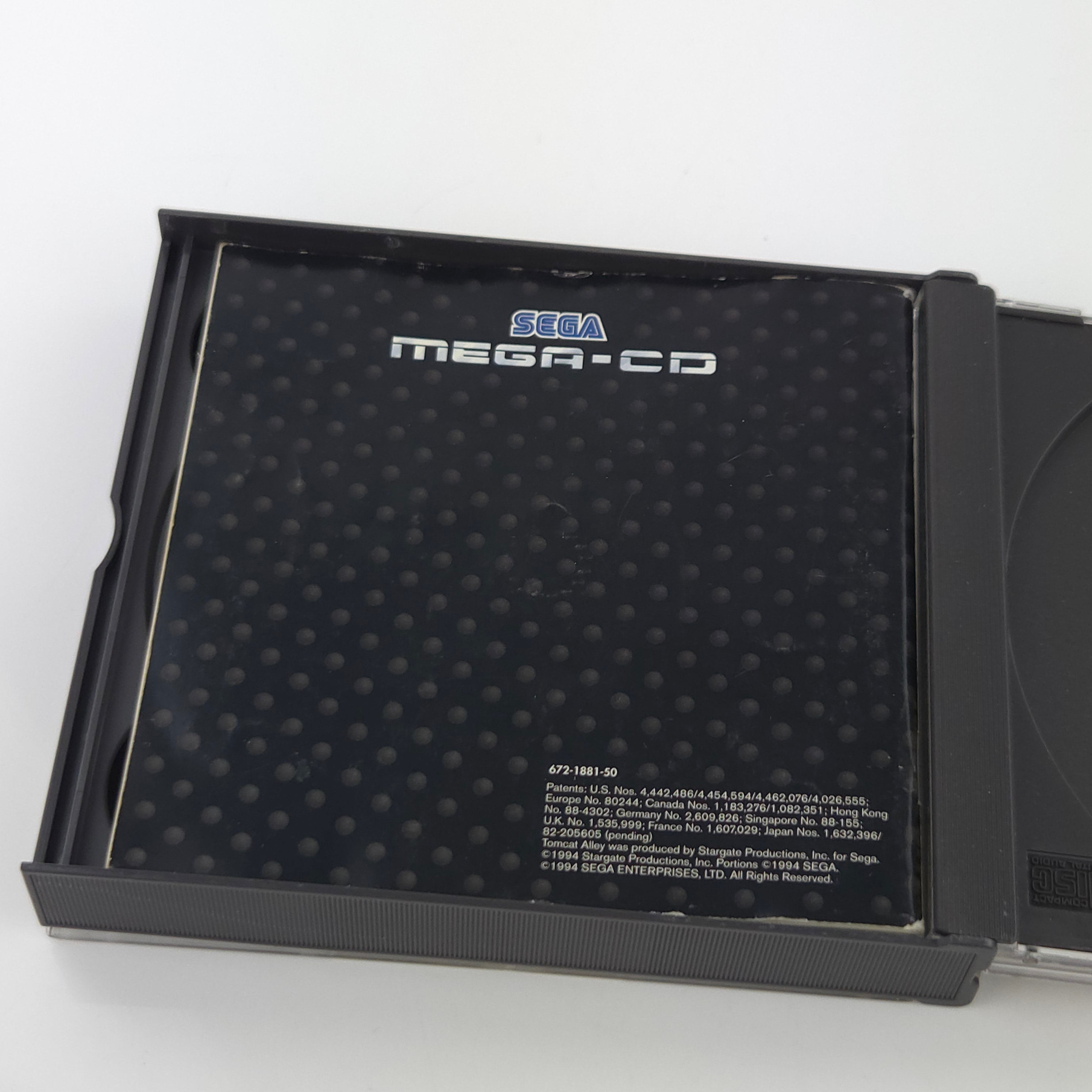 Sega Mega CD Spiel Tomcat Alley OVP PAL