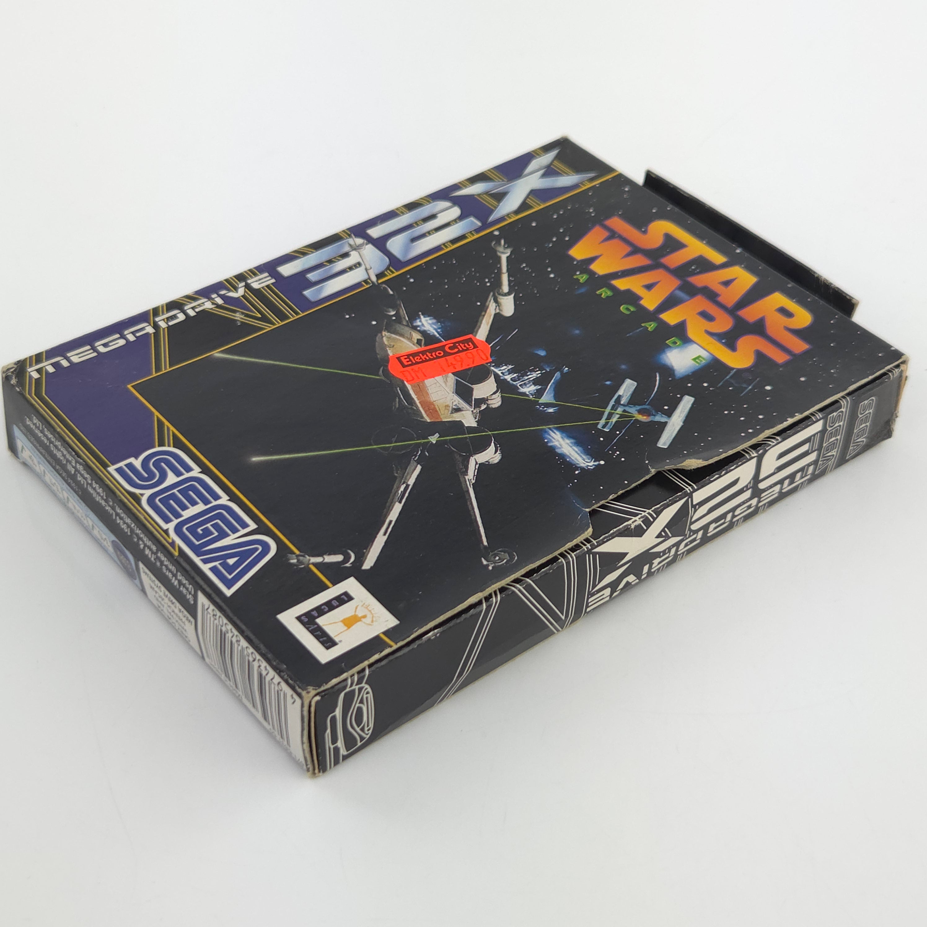Sega Mega Drive 32X Spiel Star Wars Arcade MD OVP CIB PAL