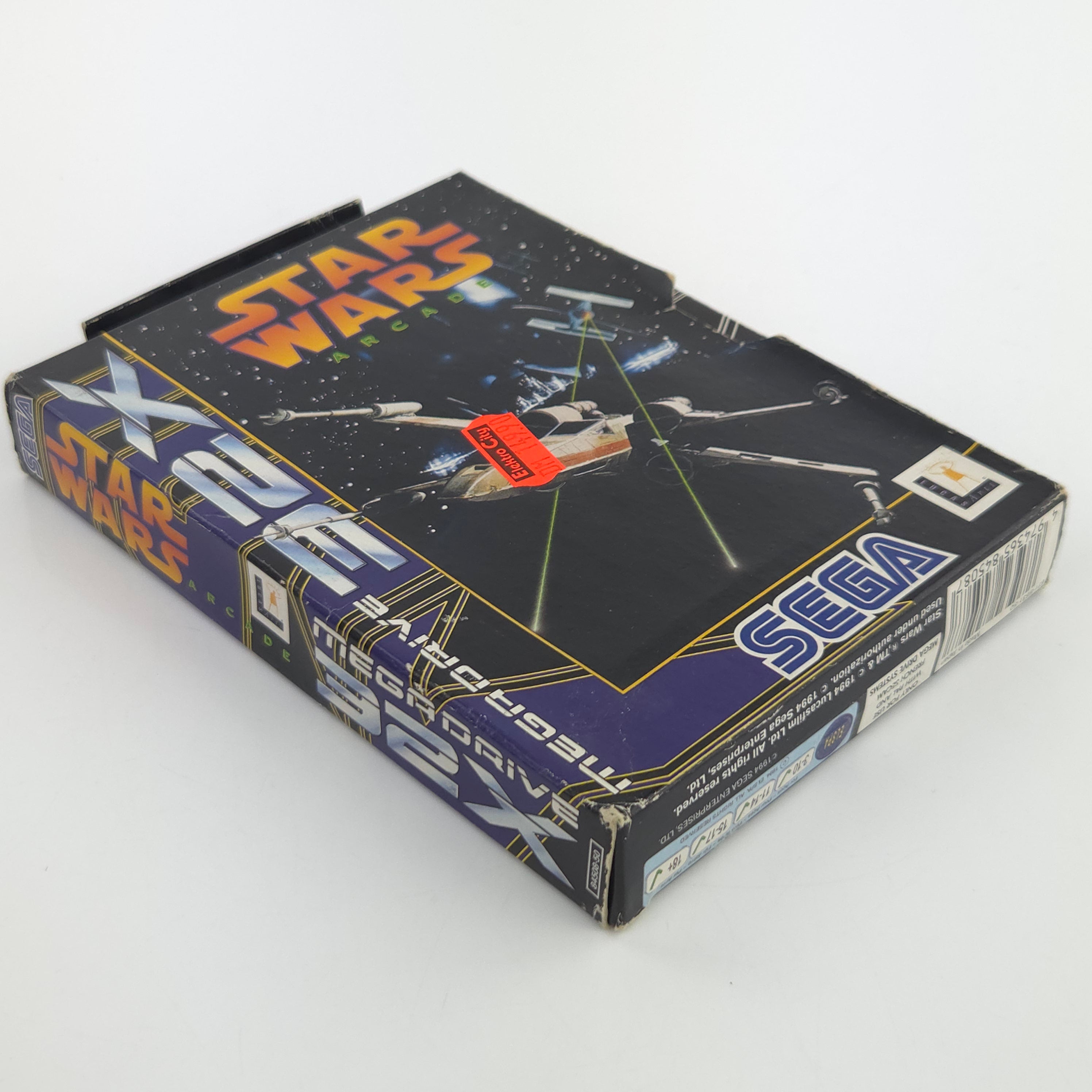 Sega Mega Drive 32X Spiel Star Wars Arcade MD OVP CIB PAL