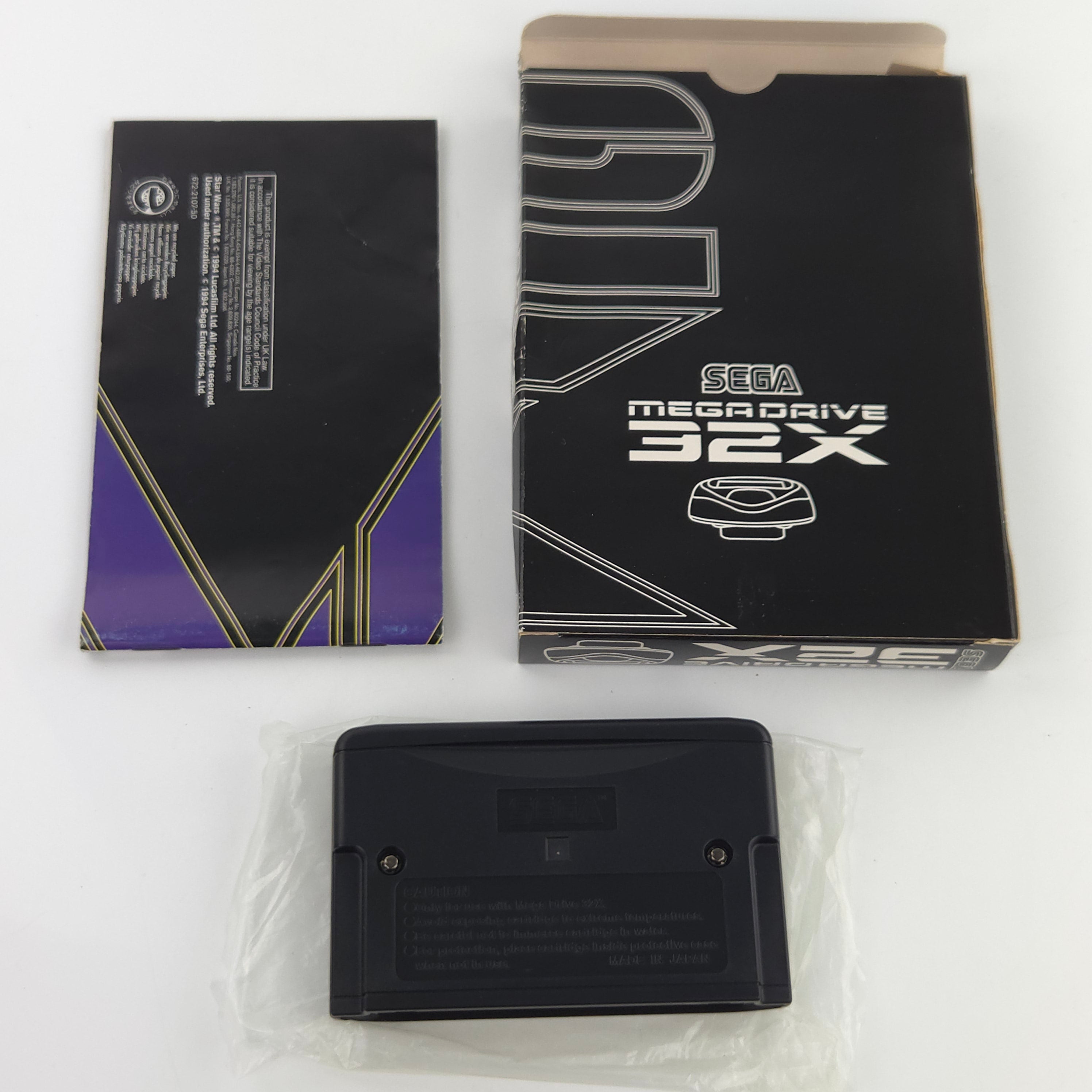 Sega Mega Drive 32X Spiel Star Wars Arcade MD OVP CIB PAL