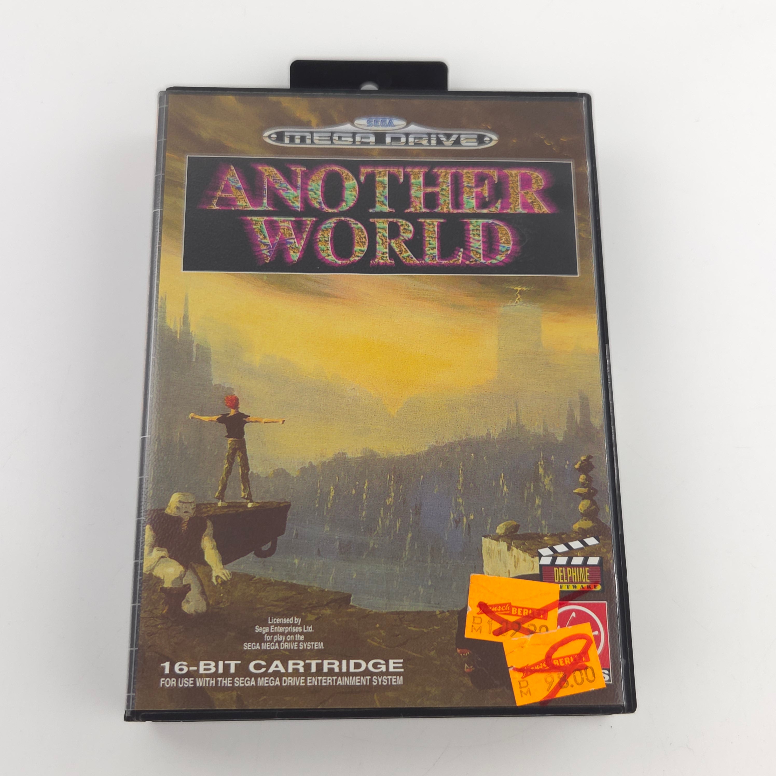 Sega Mega Drive Spiel Another World Modul Anleitung OVP