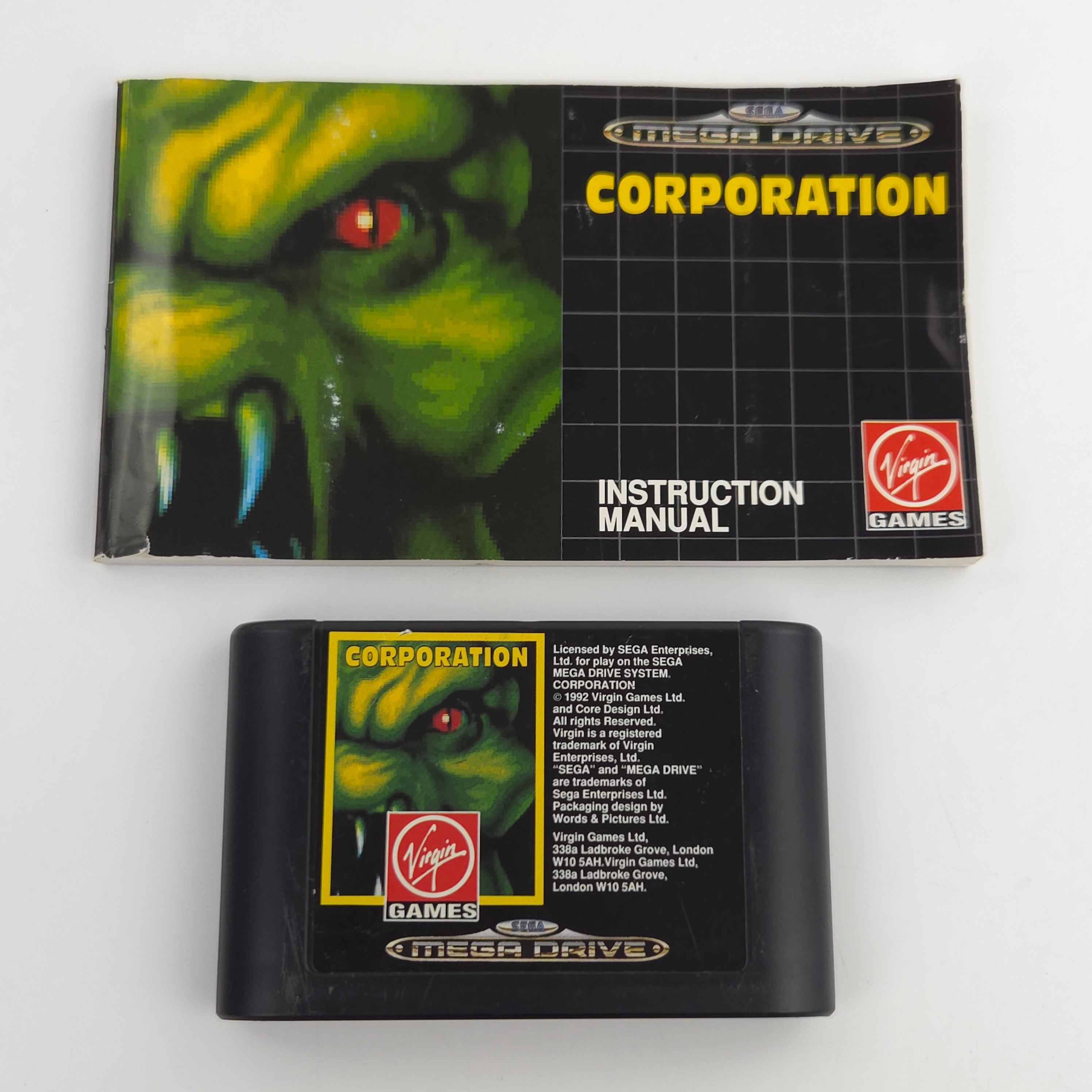 Sega Mega Drive Spiel Corporation MD OVP Virgin Games PAL
