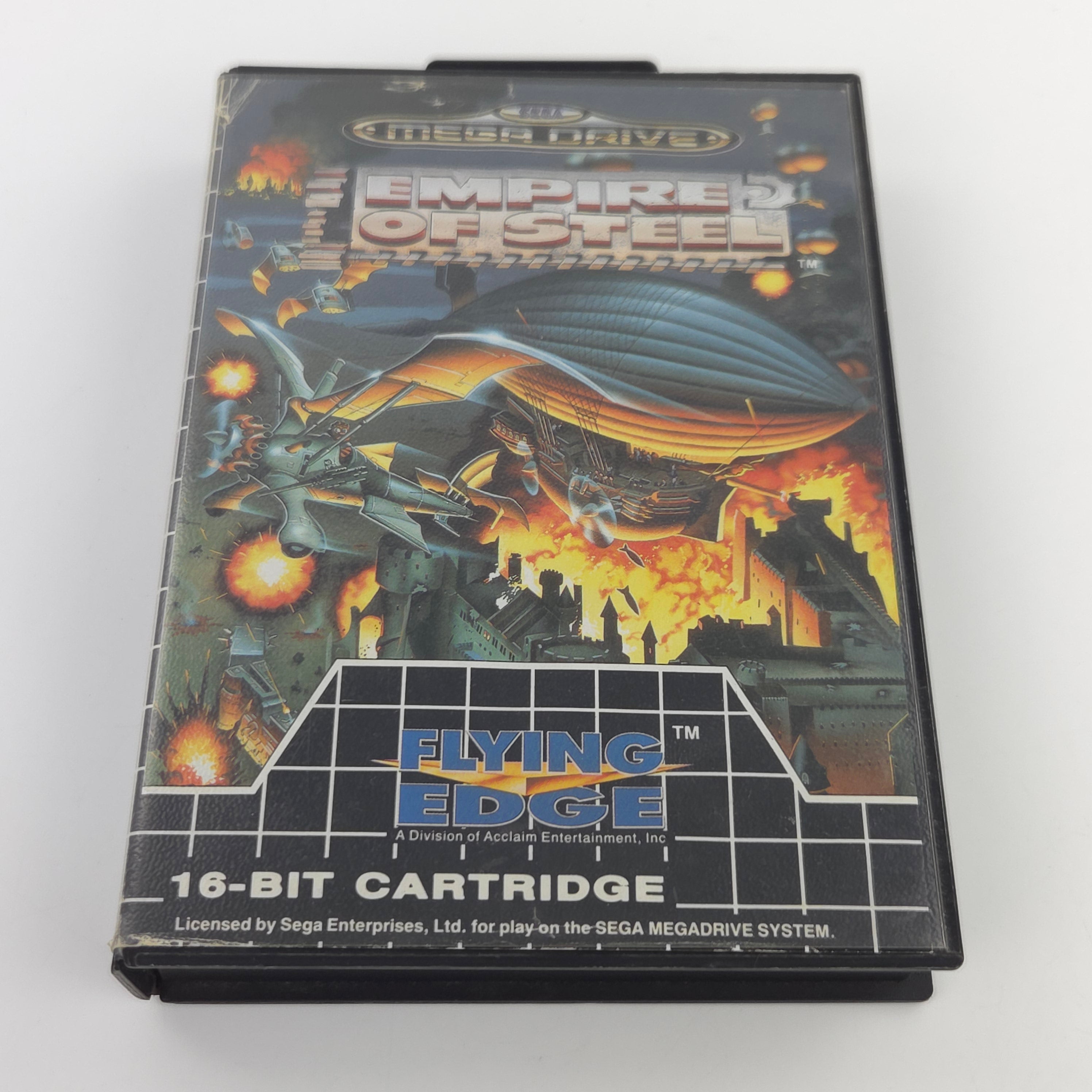 Sega Mega Drive Empire of Steel Spiel Modul Anleitung OVP