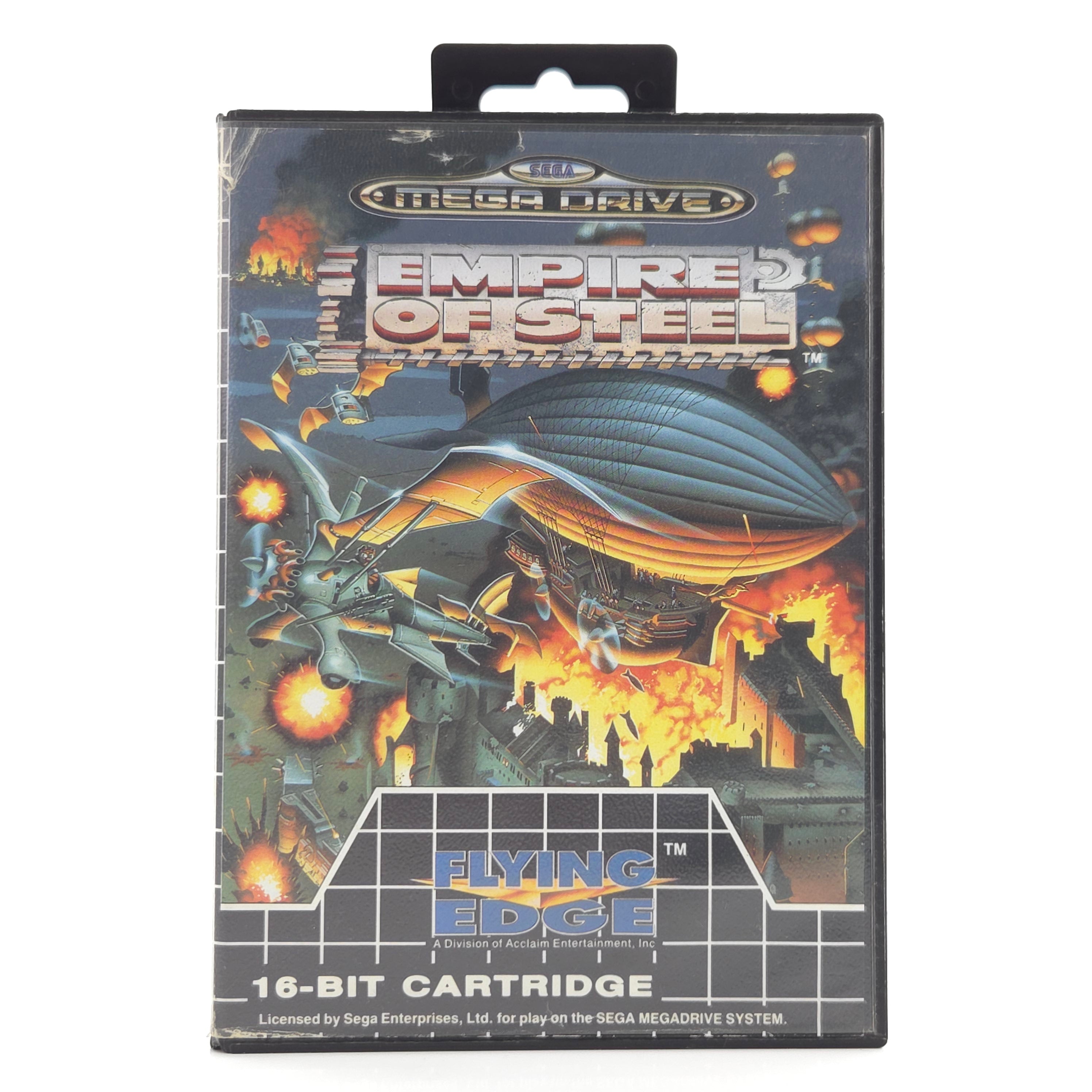 Sega Mega Drive Empire of Steel Spiel Modul Anleitung OVP