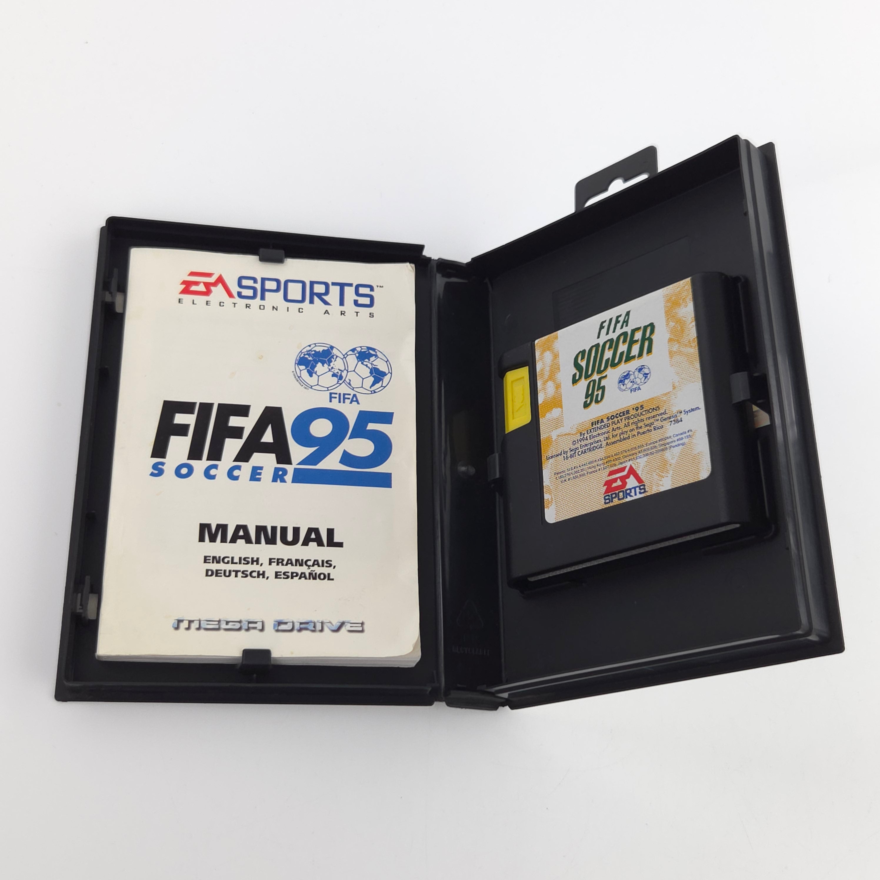 Sega Mega Drive: FIFA Soccer 95 - Modul Anleitung OVP (PAL EUR) Fußball