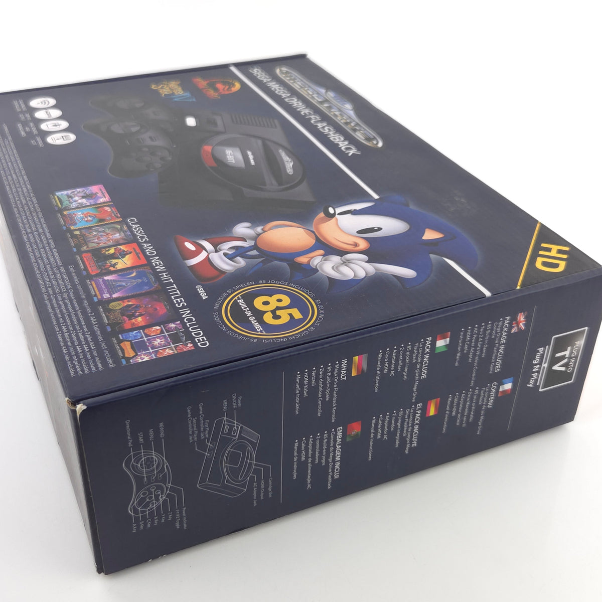 Sega Mega Drive Konsole HD Retro Spiele OVP