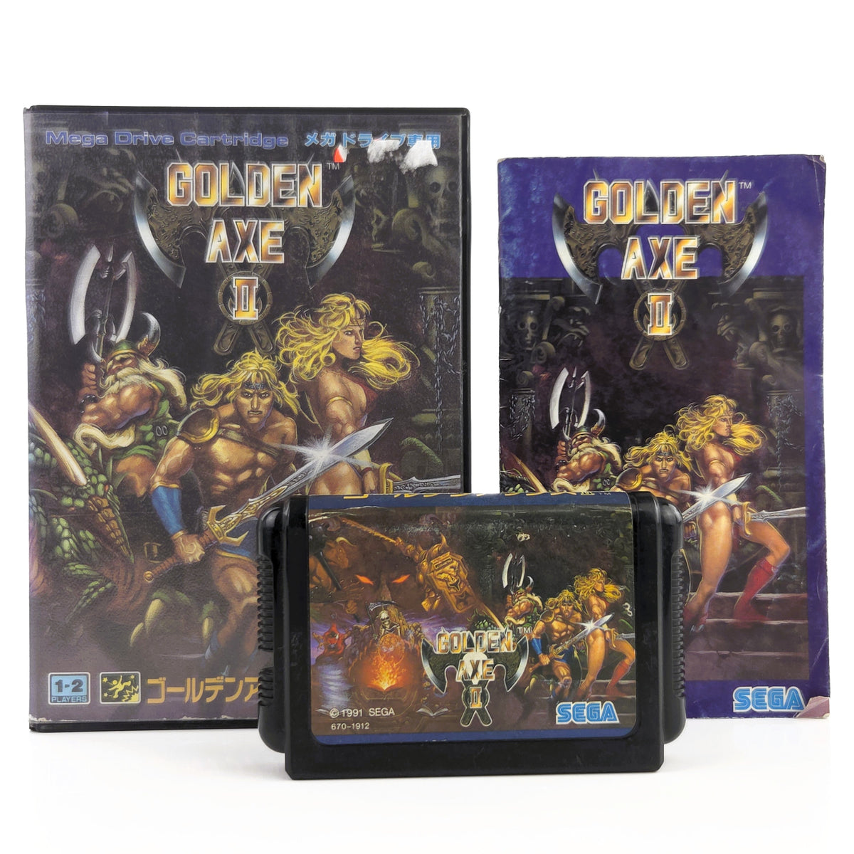 Sega Mega Drive Spiel Golden Axe II OVP Japan
