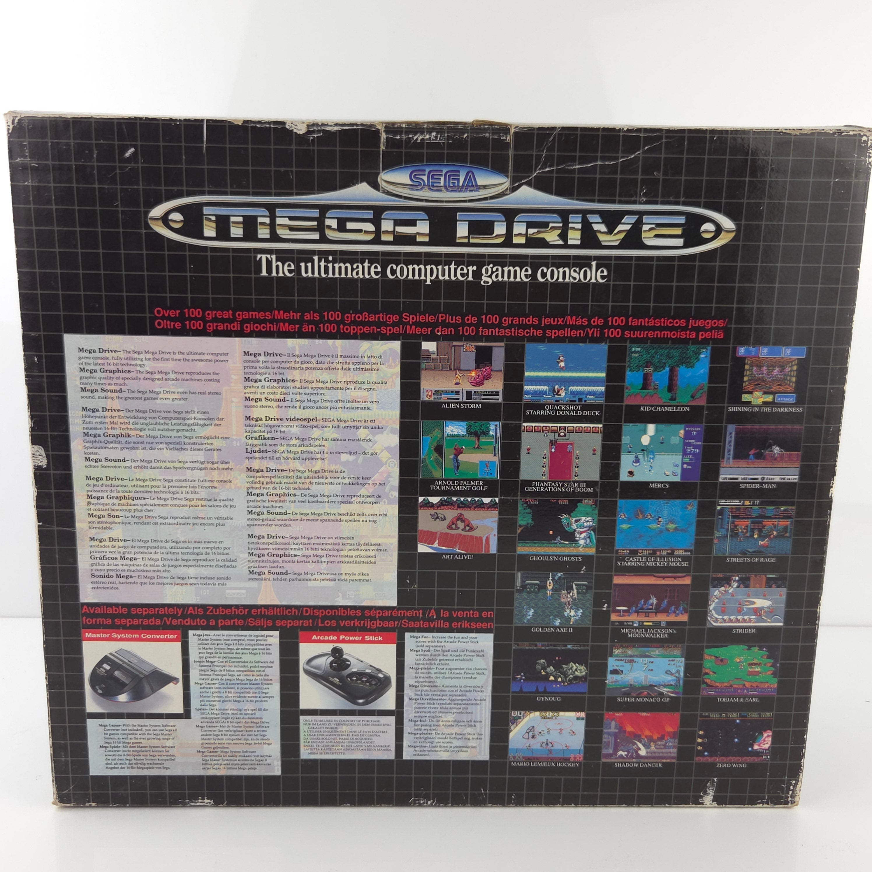 Sega Mega Drive Konsole OVP PAL gebraucht