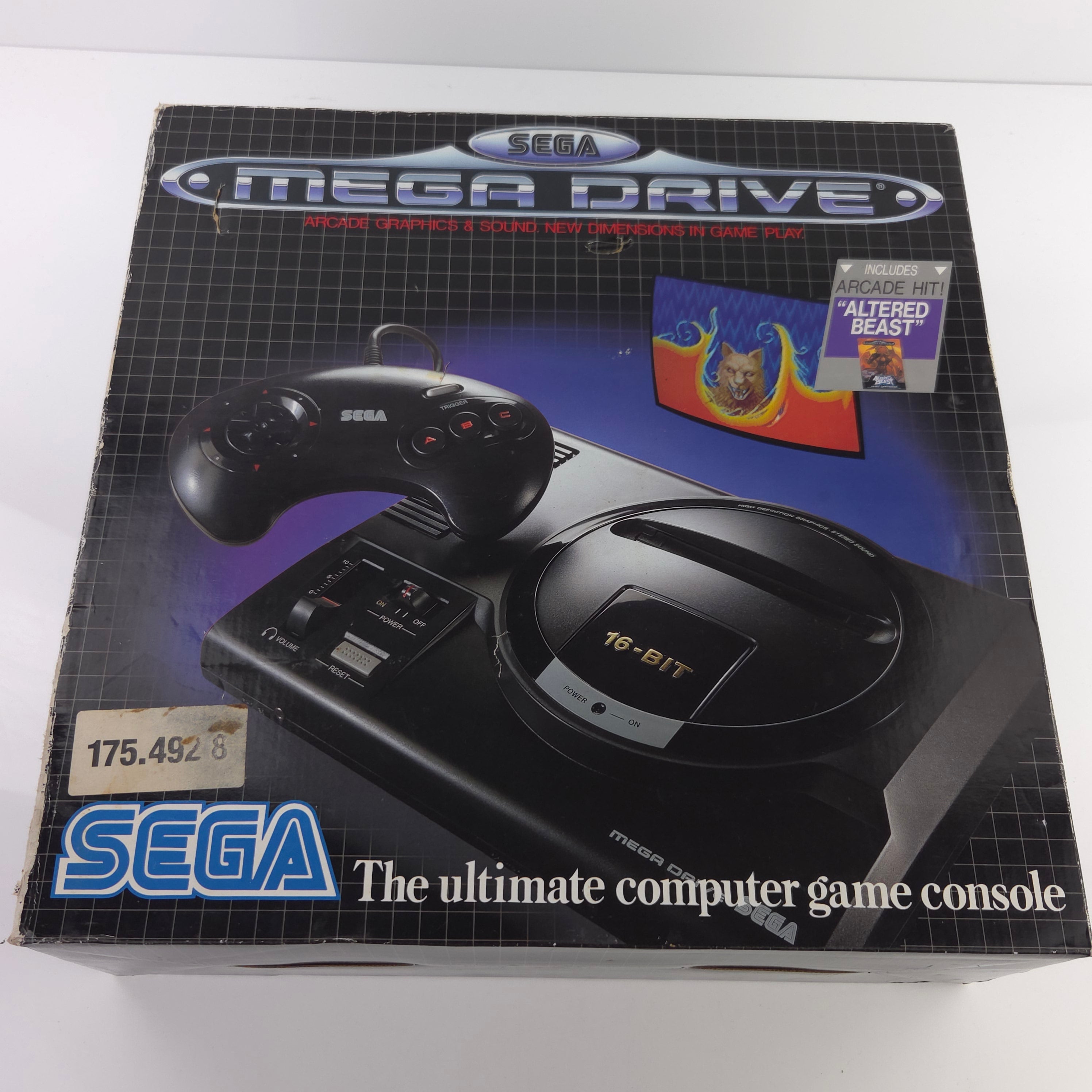 Sega Mega Drive Konsole MD I Altered Beast Bundle OVP PAL