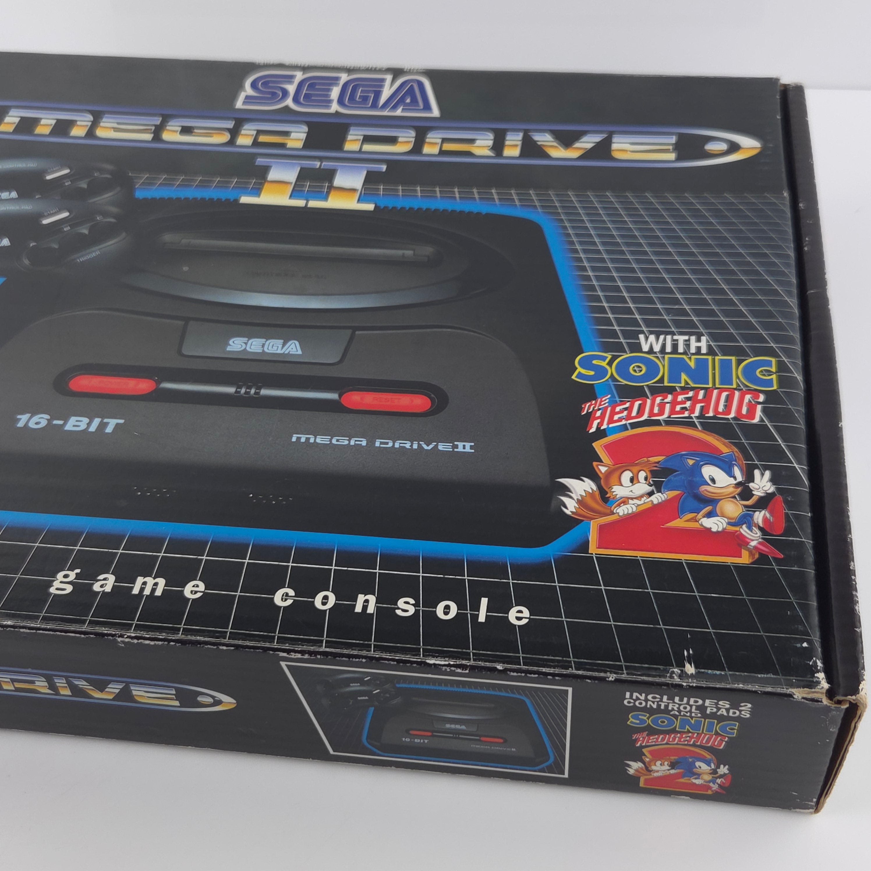 Sega Mega Drive Konsole mit Sonic The Hedgehog 2 OVP PAL