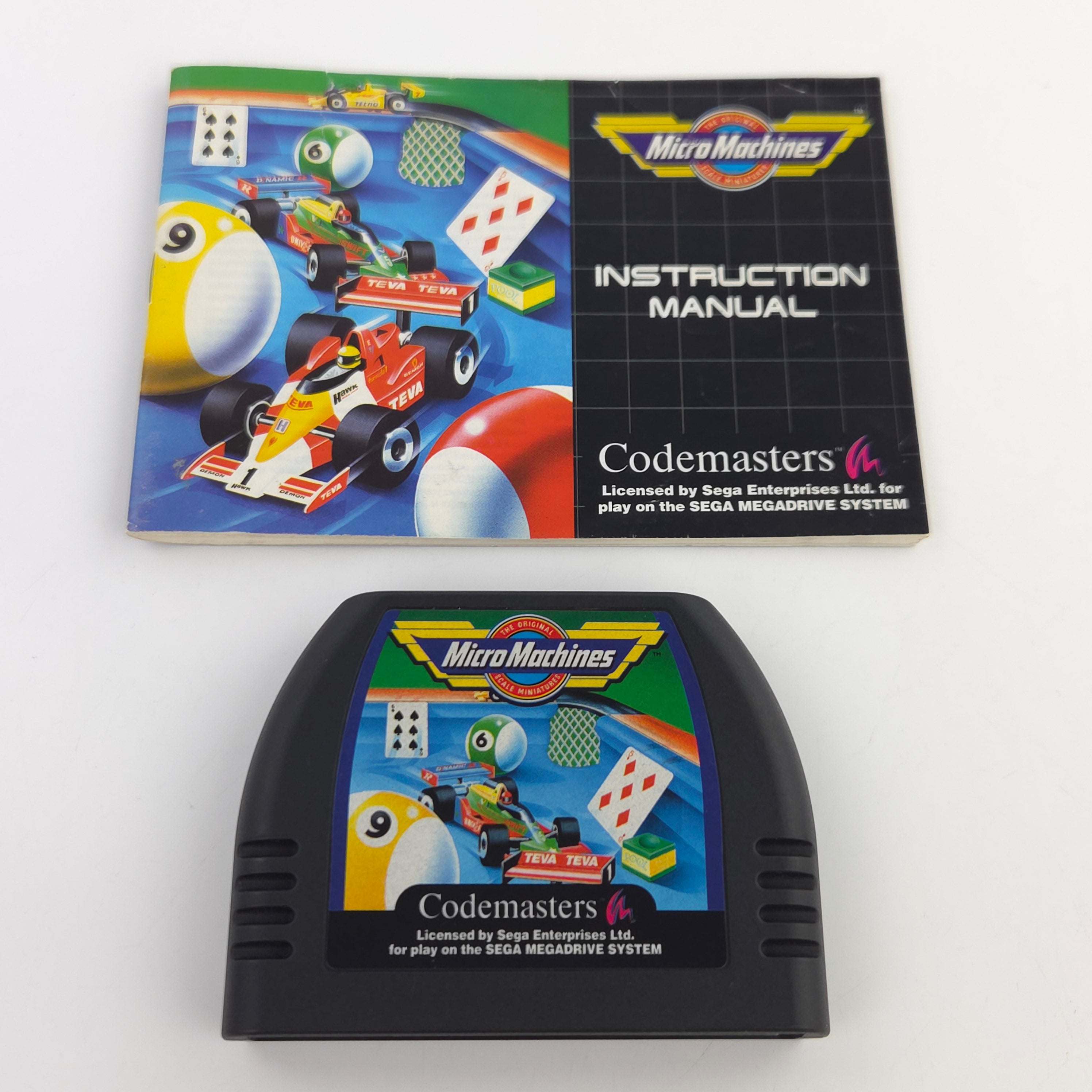 Mega Drive Spiel Micro Machines OVP PAL Codemasters