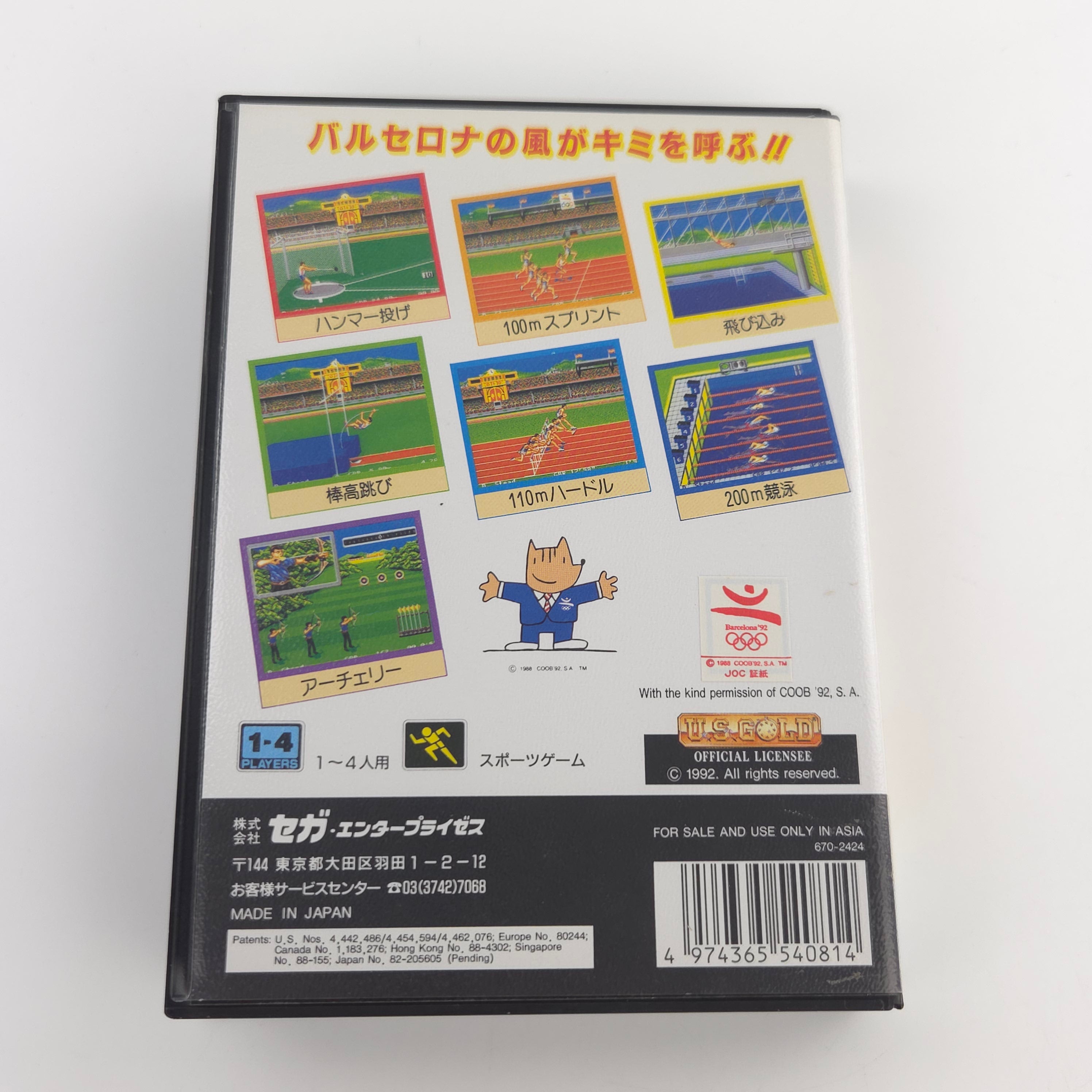 Sega Mega Drive Spiel Olympic Gold MD NTSC-J Japan OVP