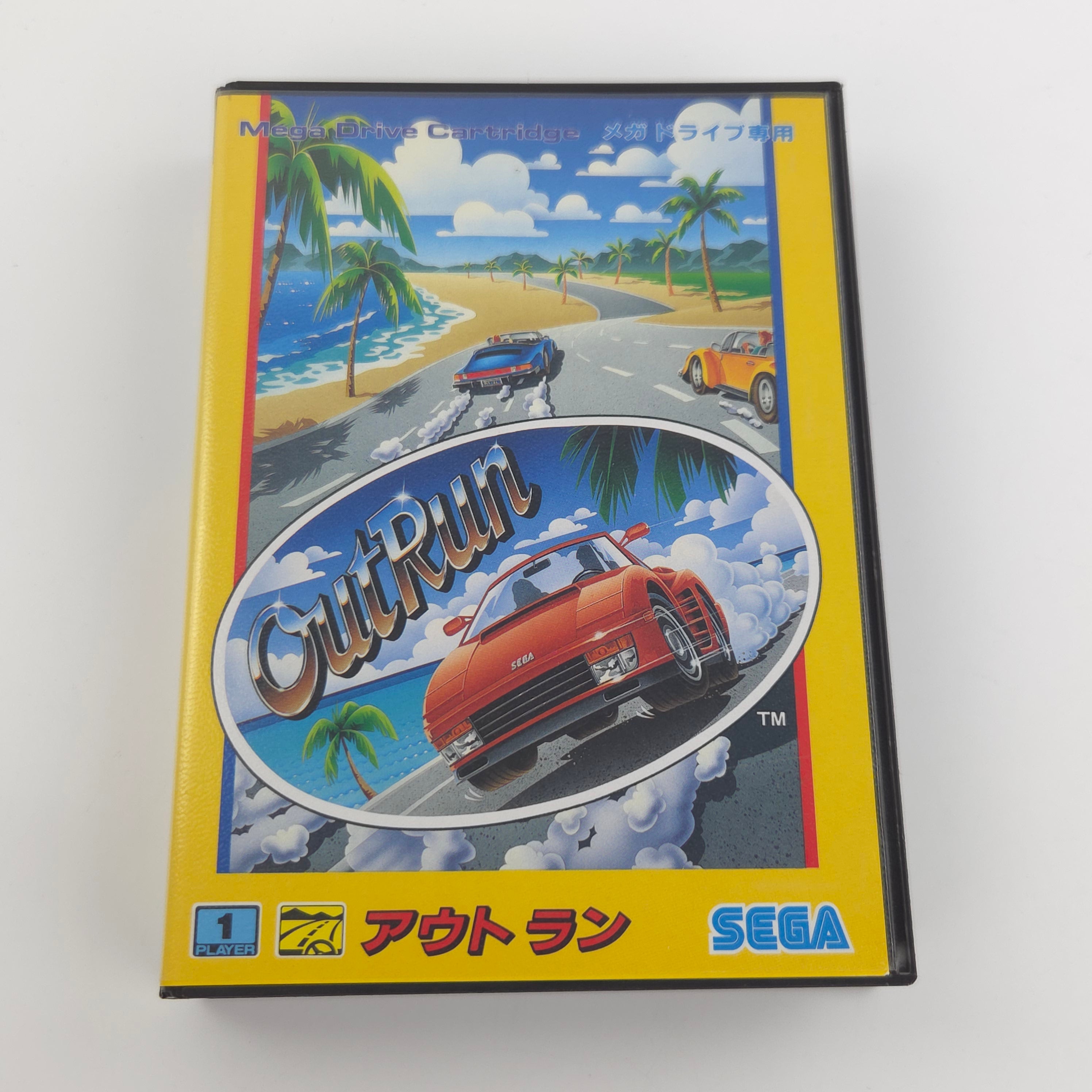 Sega Mega Drive Spiel Out Run MD NTSC-J Japan OVP Sehr gut
