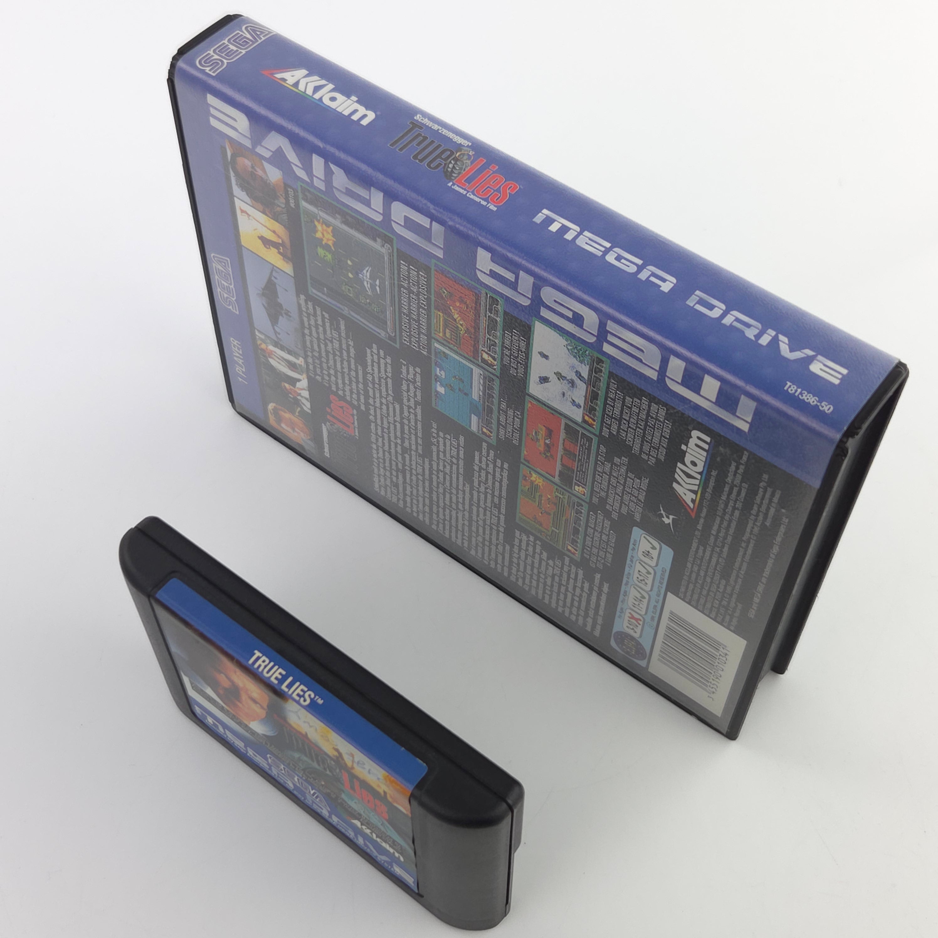Mega Drive Spiel True Lies Modul OVP PAL EUR Gut