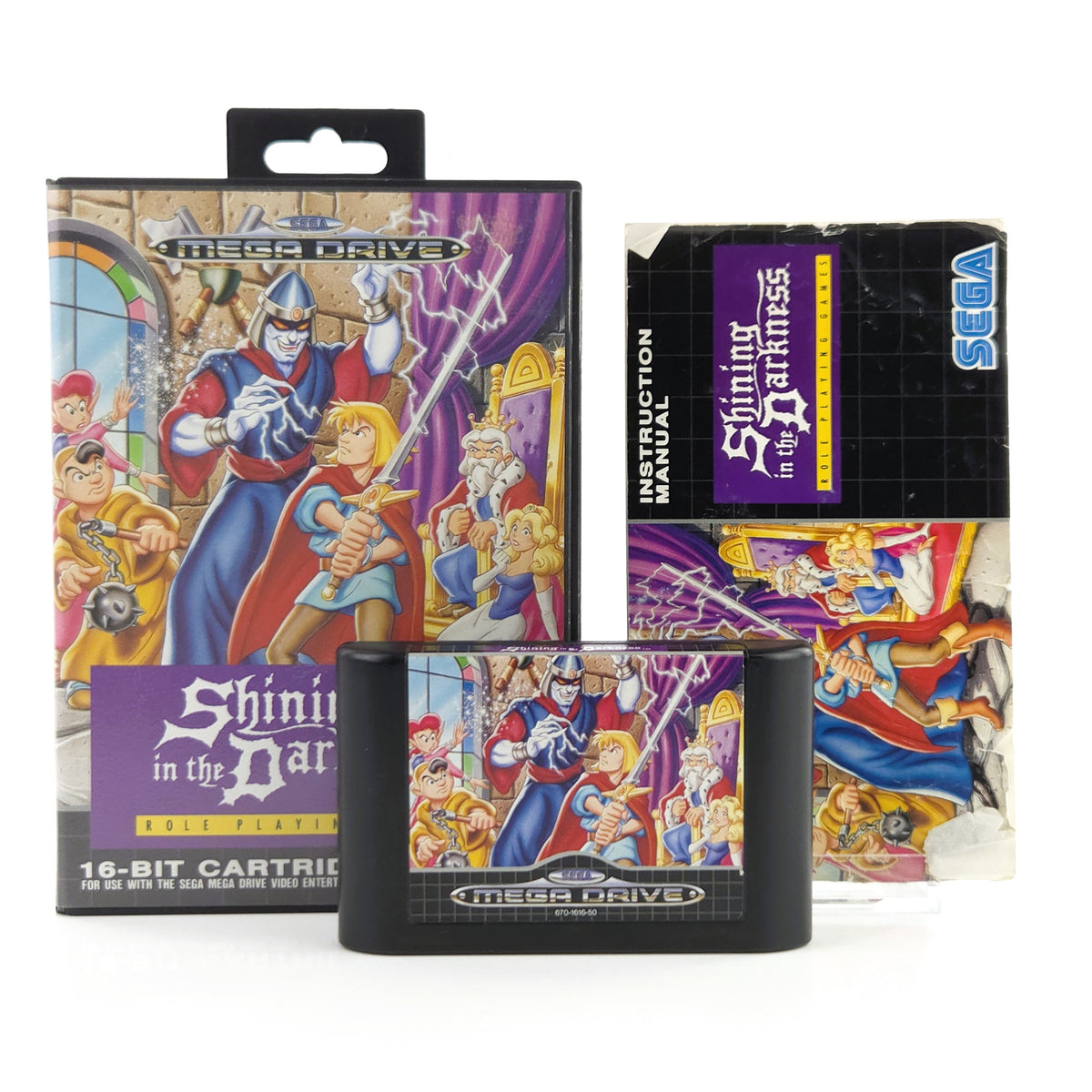 Sega Mega Drive Spiel Shining in the Darkness OVP PAL