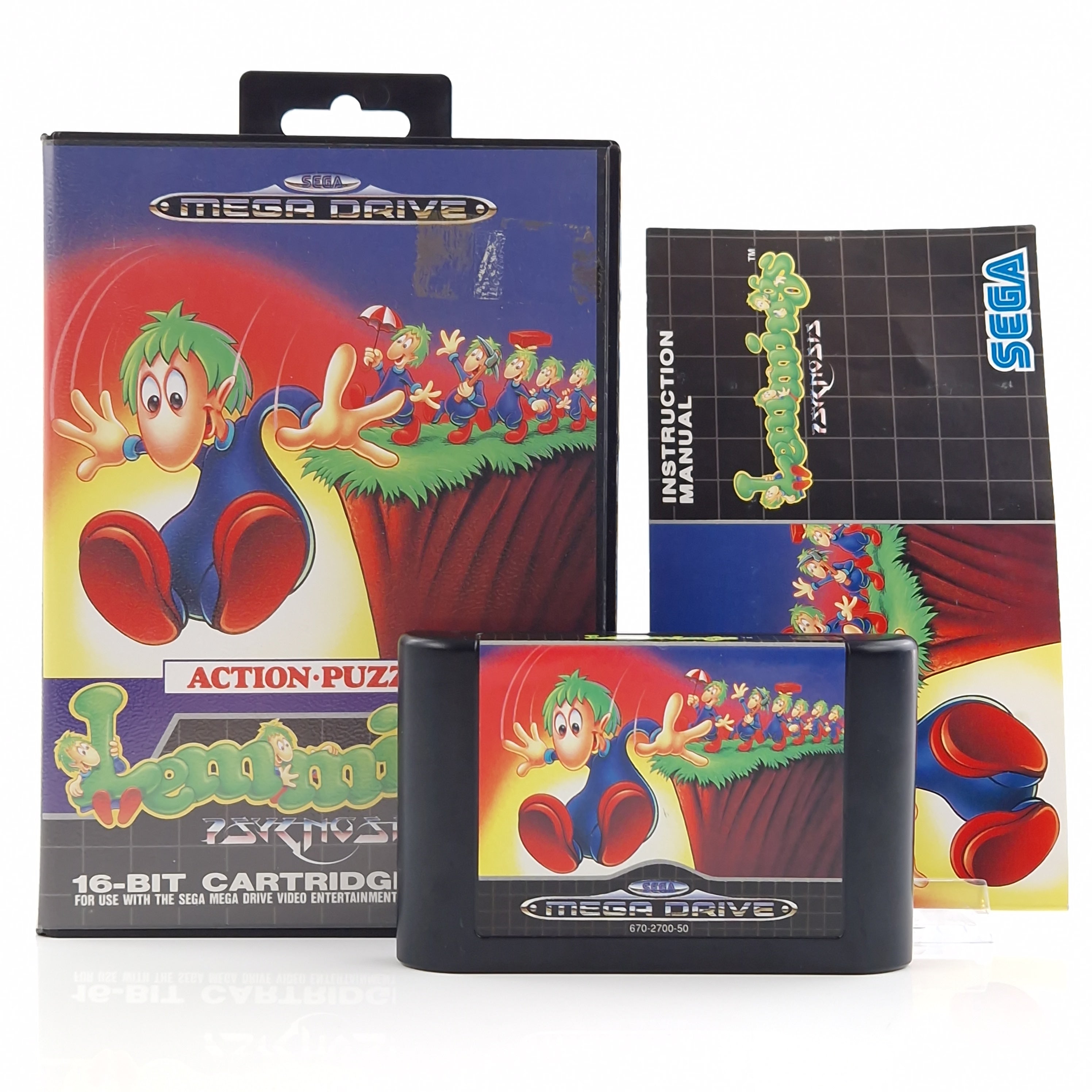 Sega Mega Drive Spiel – Lemmings Action-Puzzle (PAL OVP)