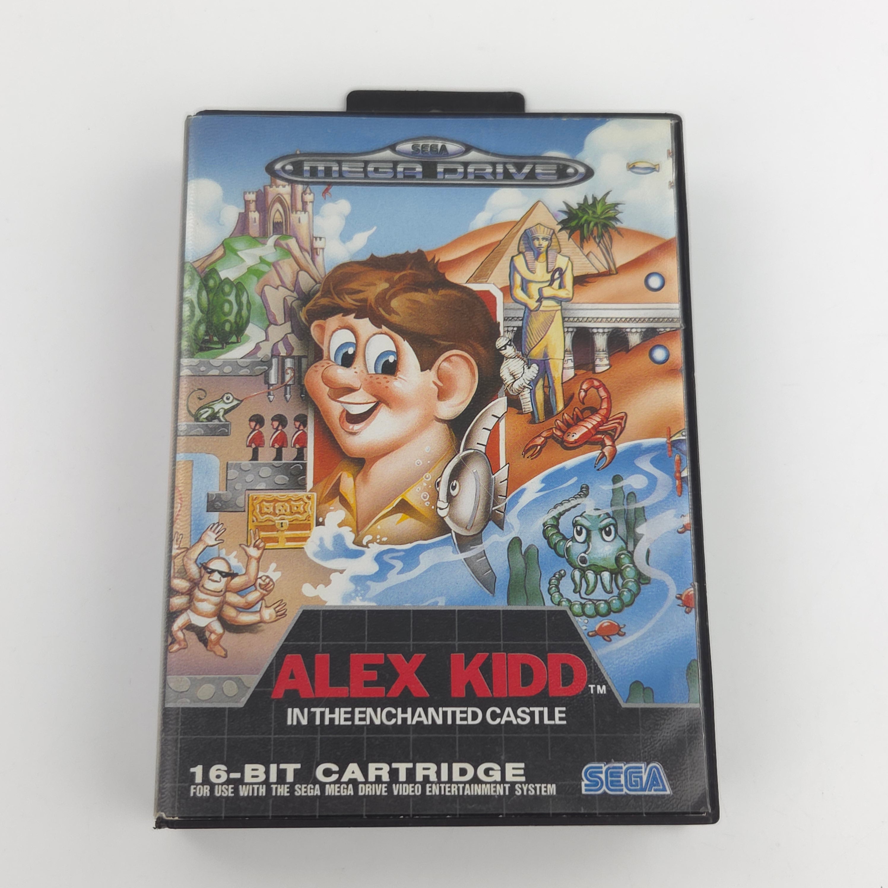 Sega Mega Drive Spiel Alex Kidd Enchanted Castle OVP MD