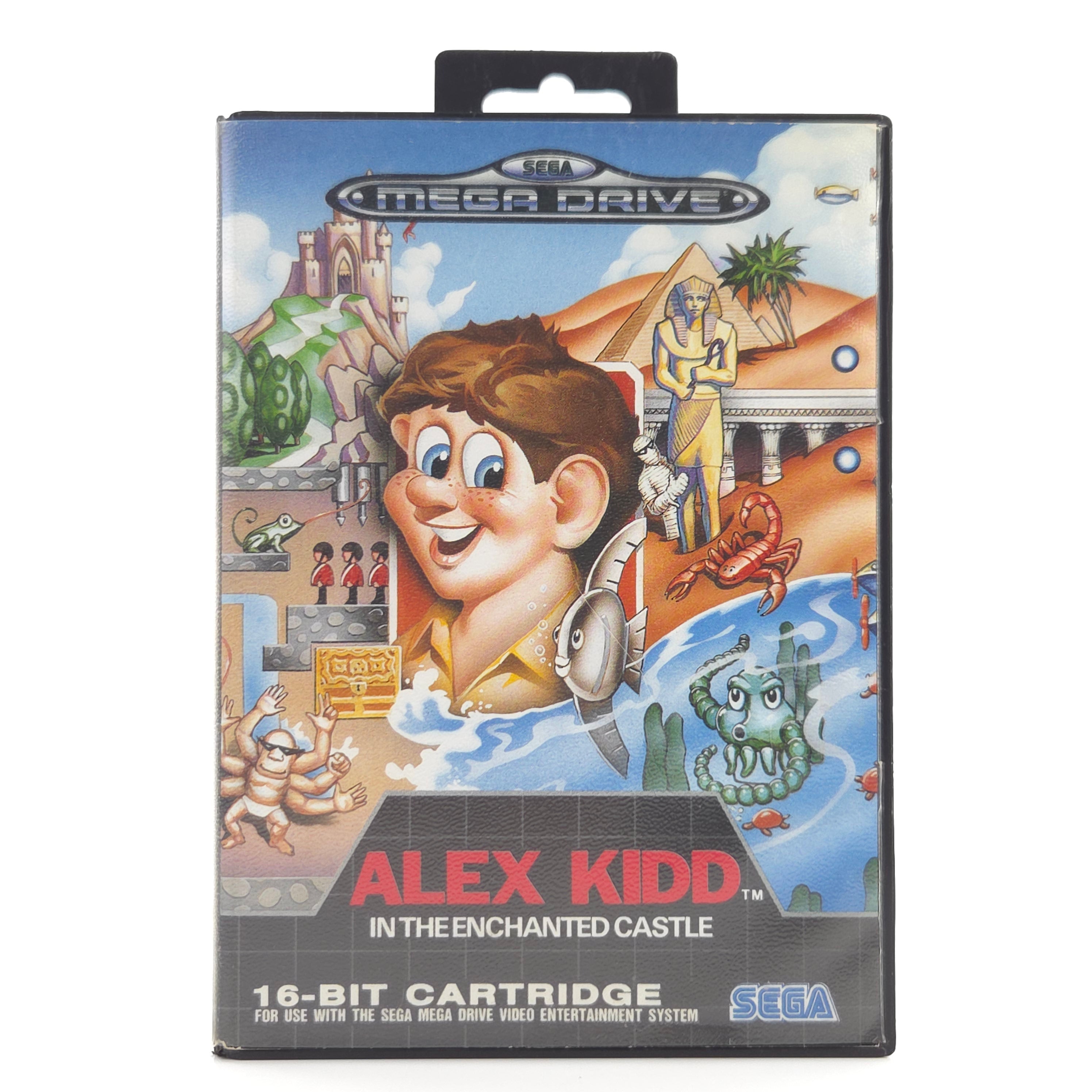 Sega Mega Drive Spiel Alex Kidd Enchanted Castle OVP MD