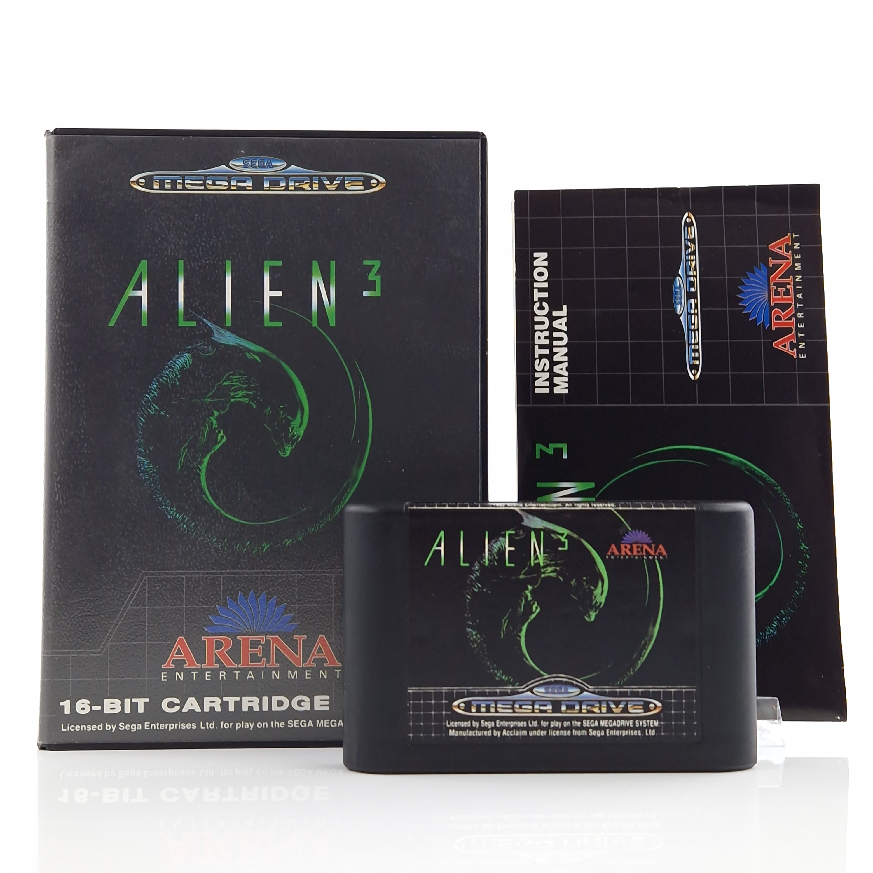 Sega Mega Drive Spiel – Alien 3 MD Cartridge OVP PAL