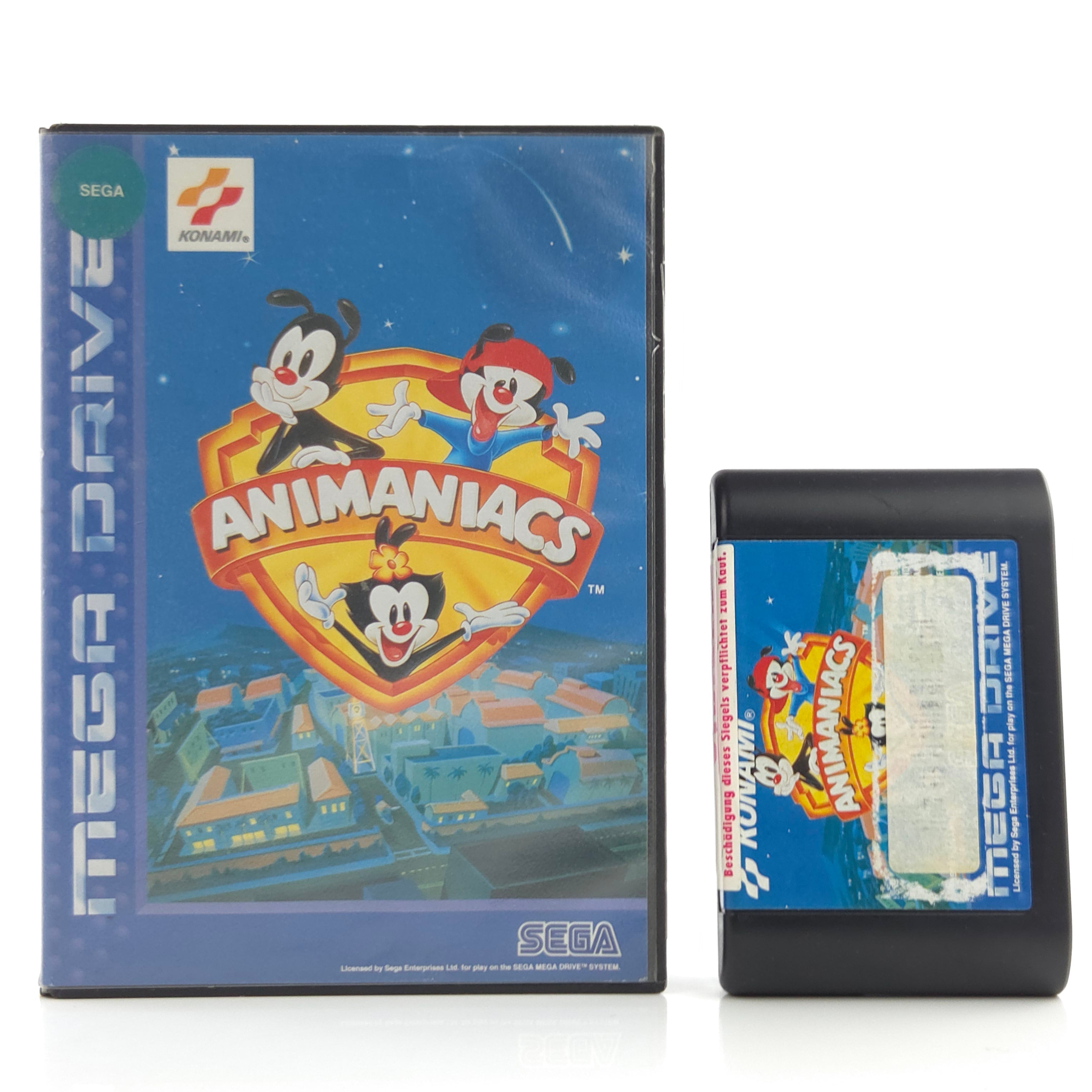 Sega Mega Drive Spiel – Animaniacs OVP PAL MD