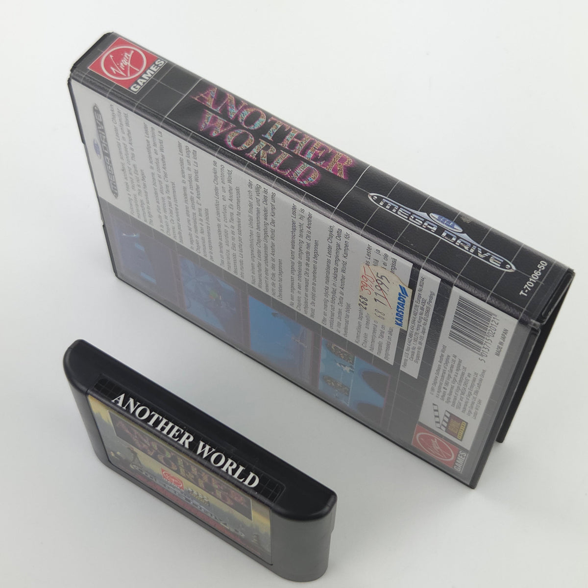 Sega Mega Drive Spiel Another World OVP PAL