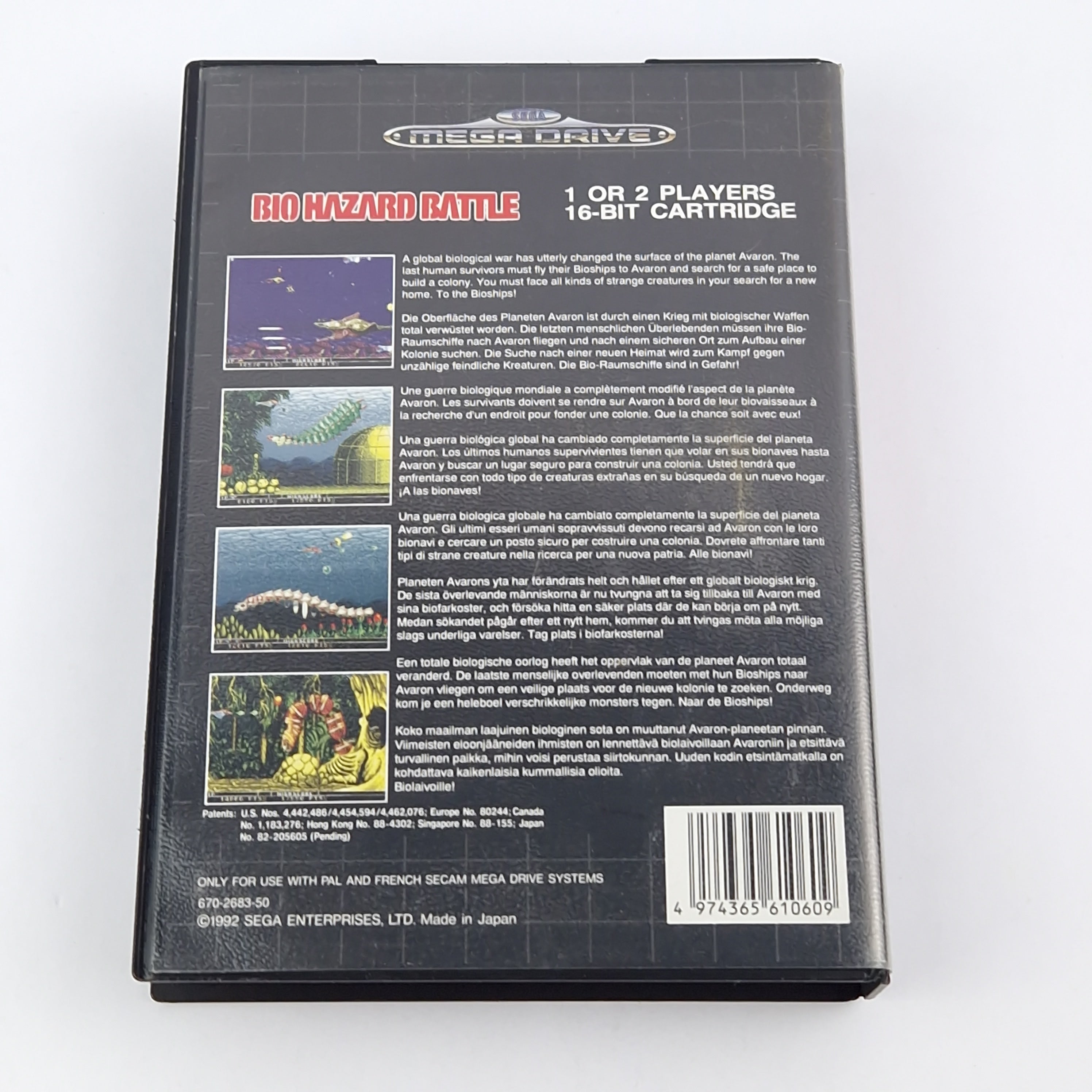 Sega Mega Drive Spiel – Bio Hazard Battle OVP PAL