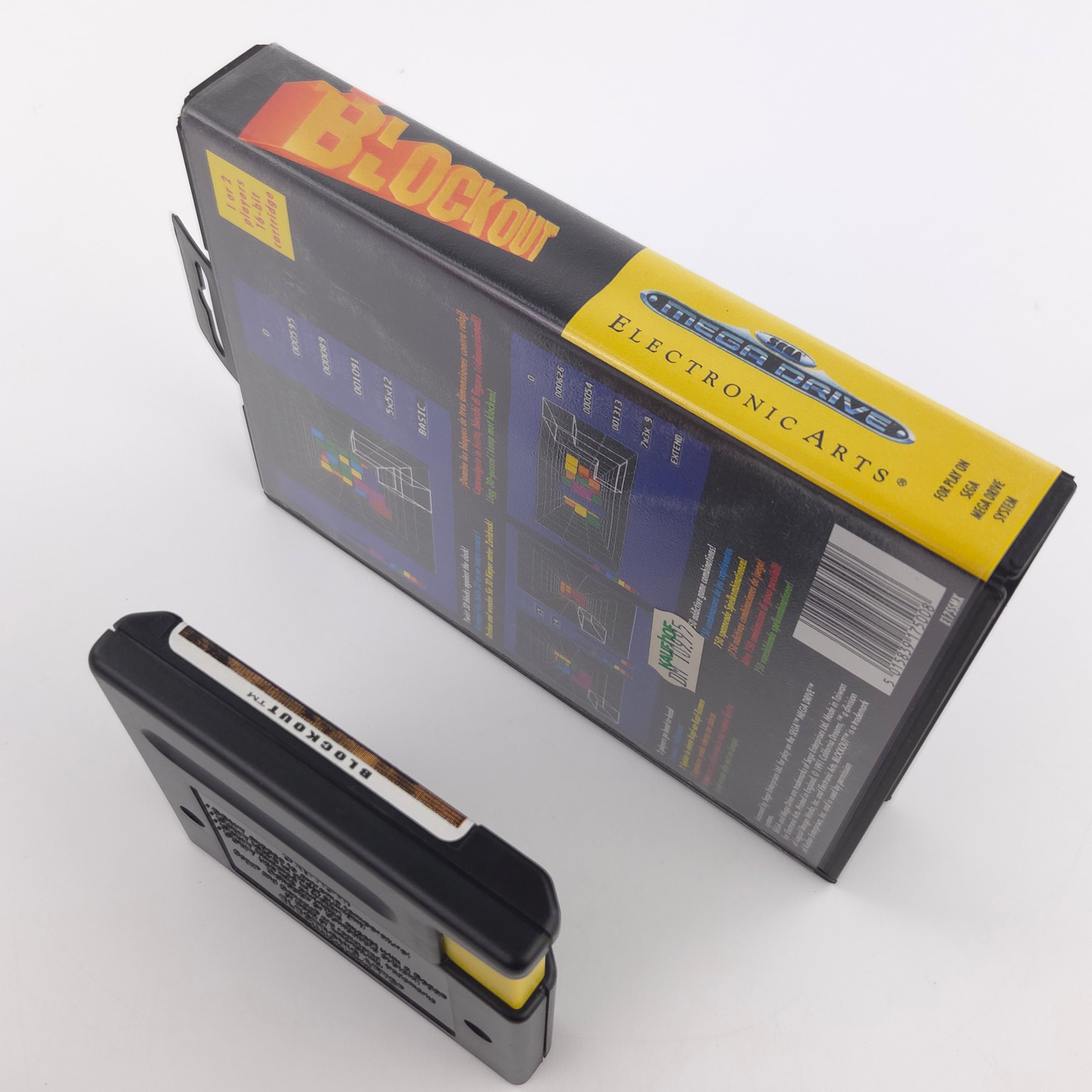 Sega Mega Drive Spiel Blockout MD 16-Bit OVP PAL EUR
