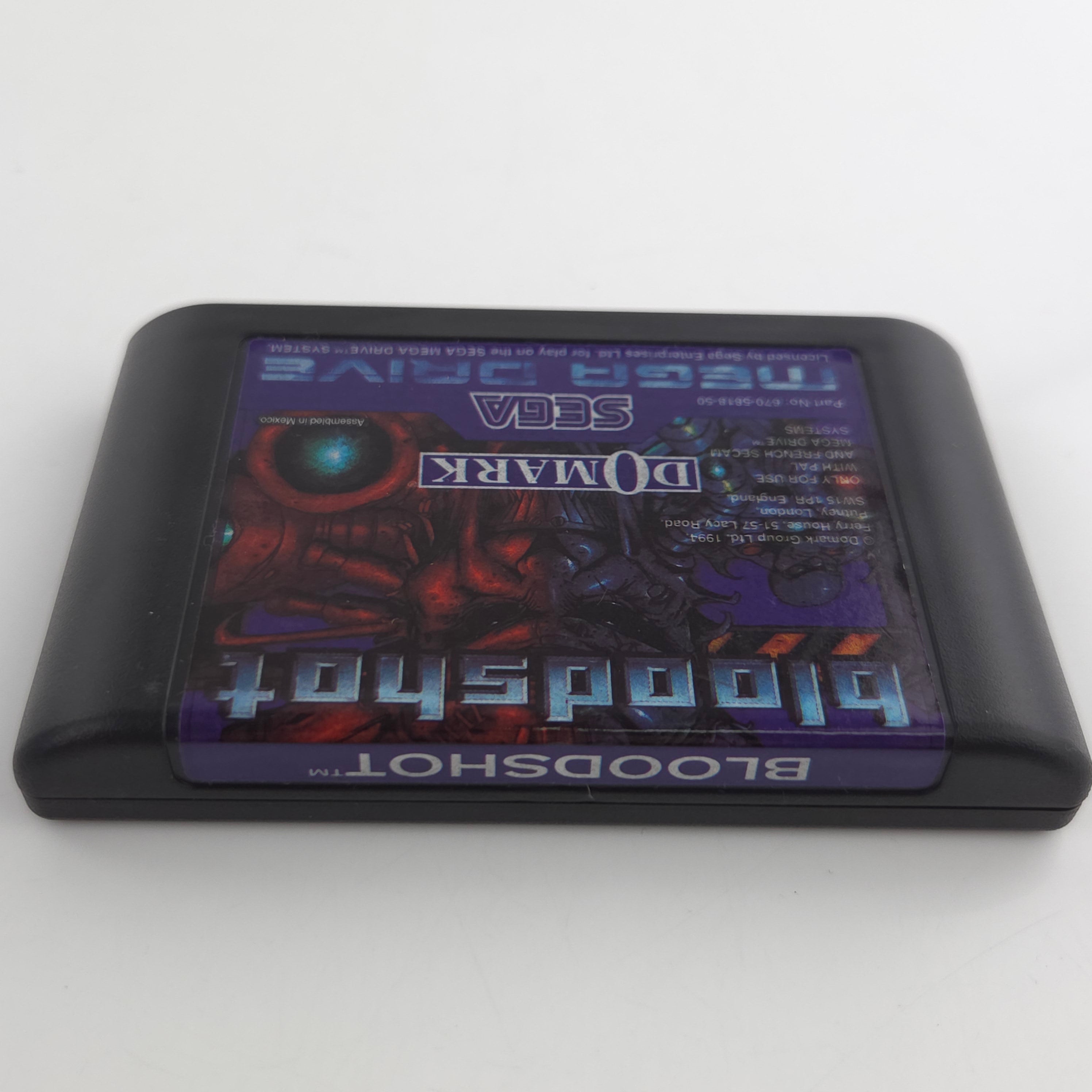 Sega Mega Drive Spiel Bloodshot MD OVP CIB PAL Domark