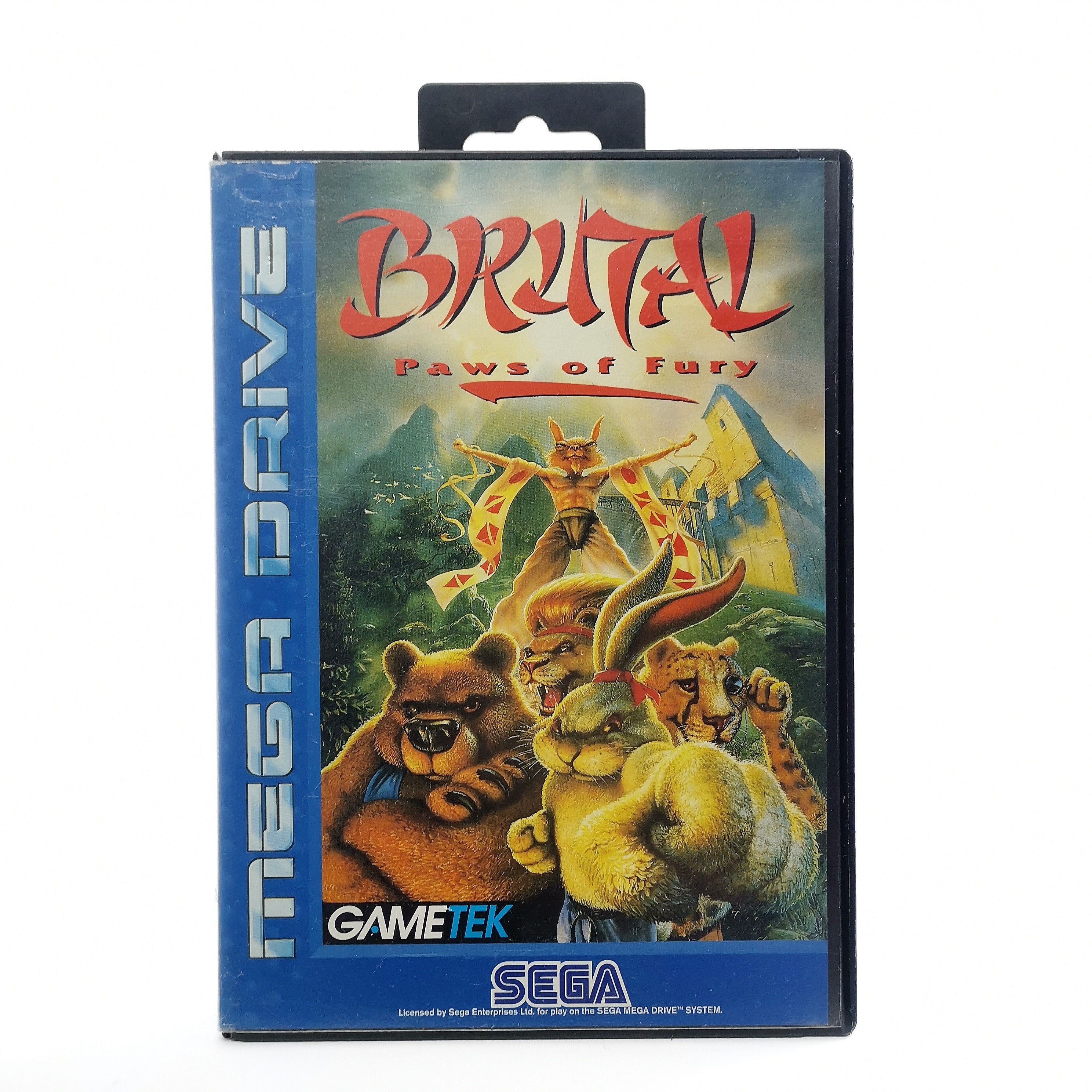 Sega Mega Drive Spiel – Brutal Paws of Fury OVP PAL