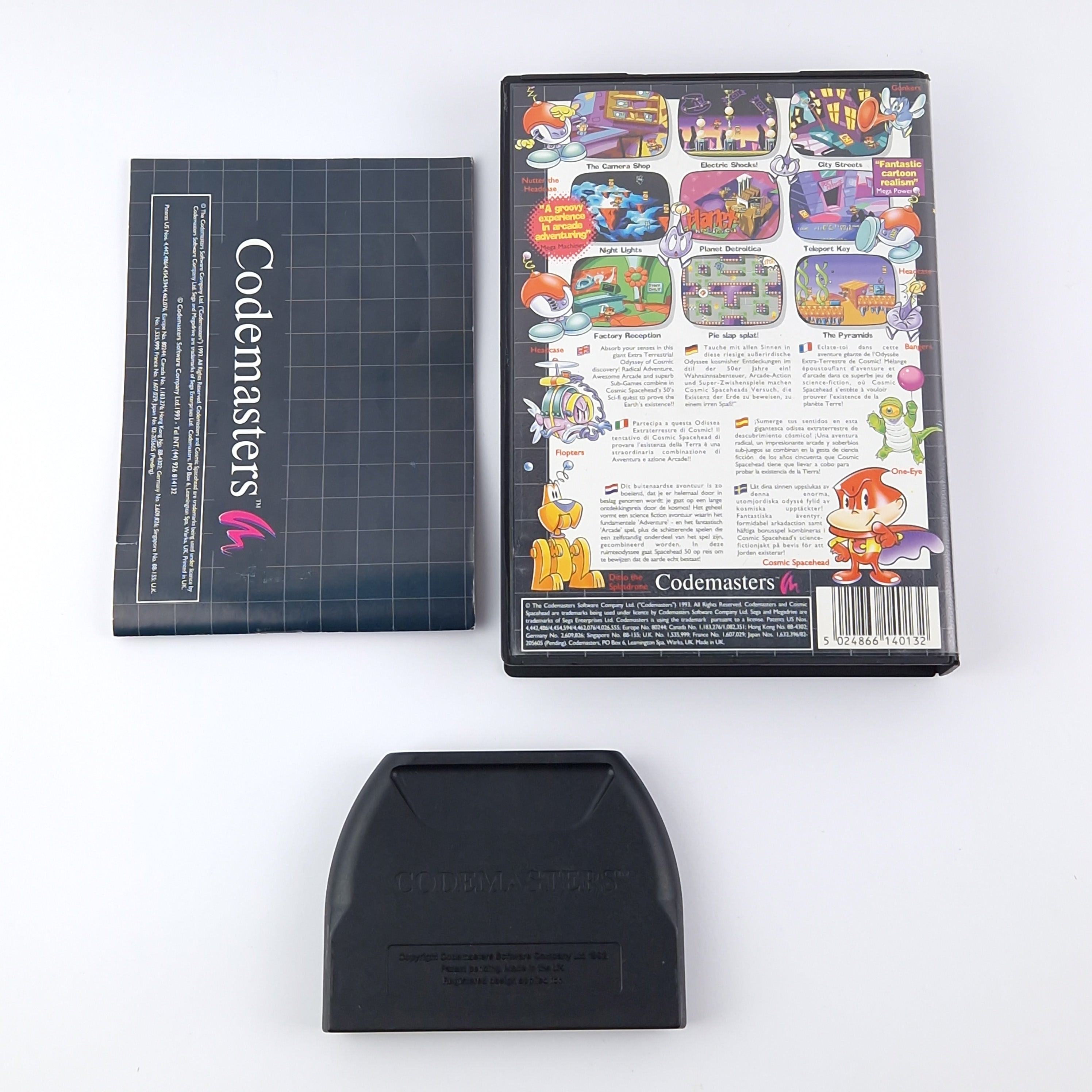 Sega Mega Drive Spiel – Cosmic Spacehead (OVP PAL MD)