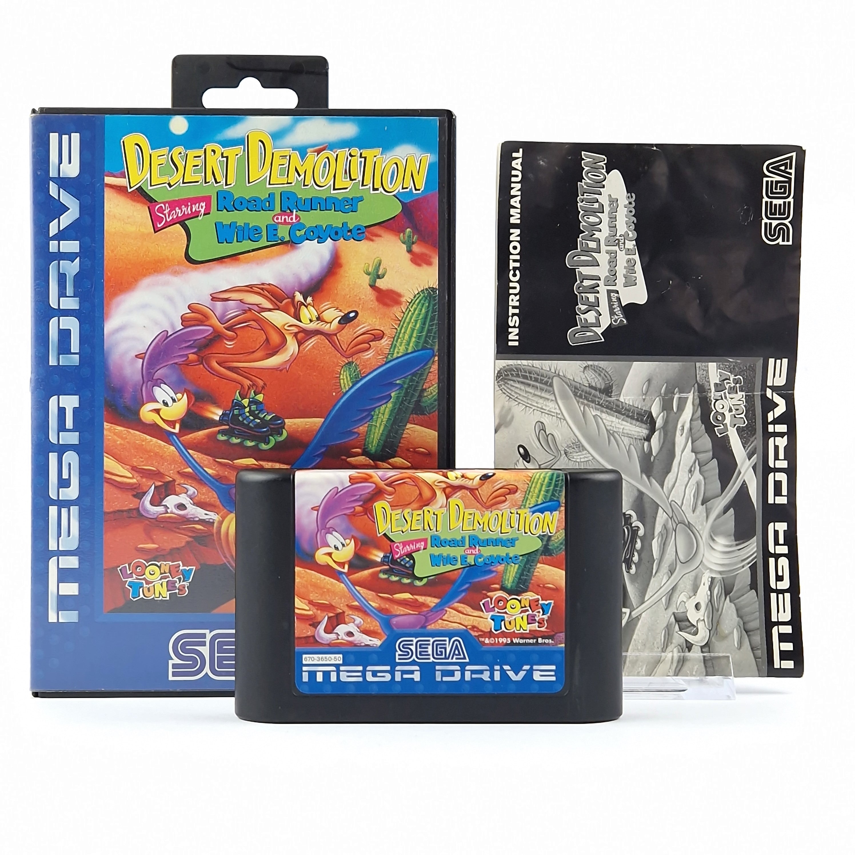 Sega Mega Drive Spiel – Desert Demolition (OVP PAL)