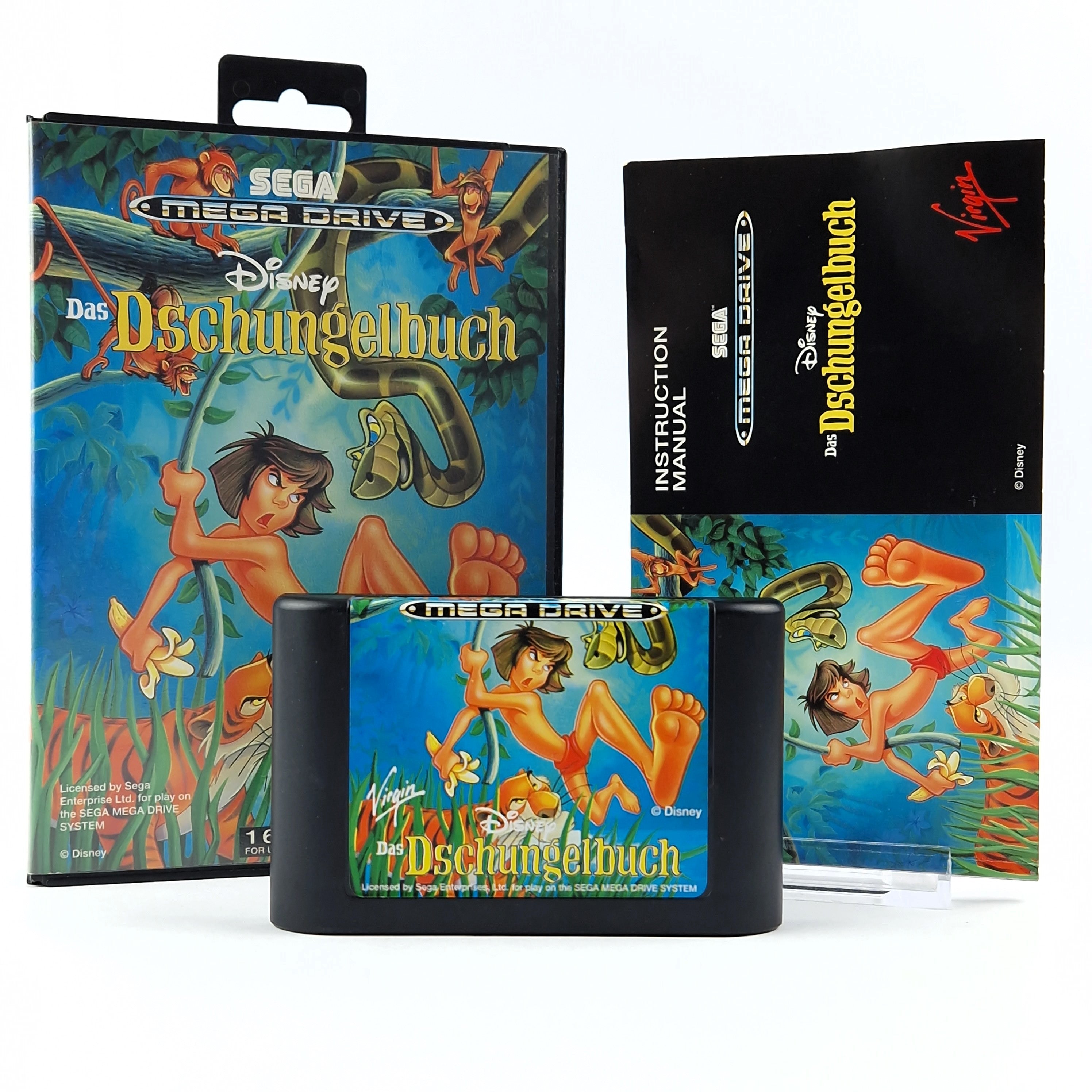 Sega Mega Drive Spiel – Disney Das Dschungelbuch OVP PAL